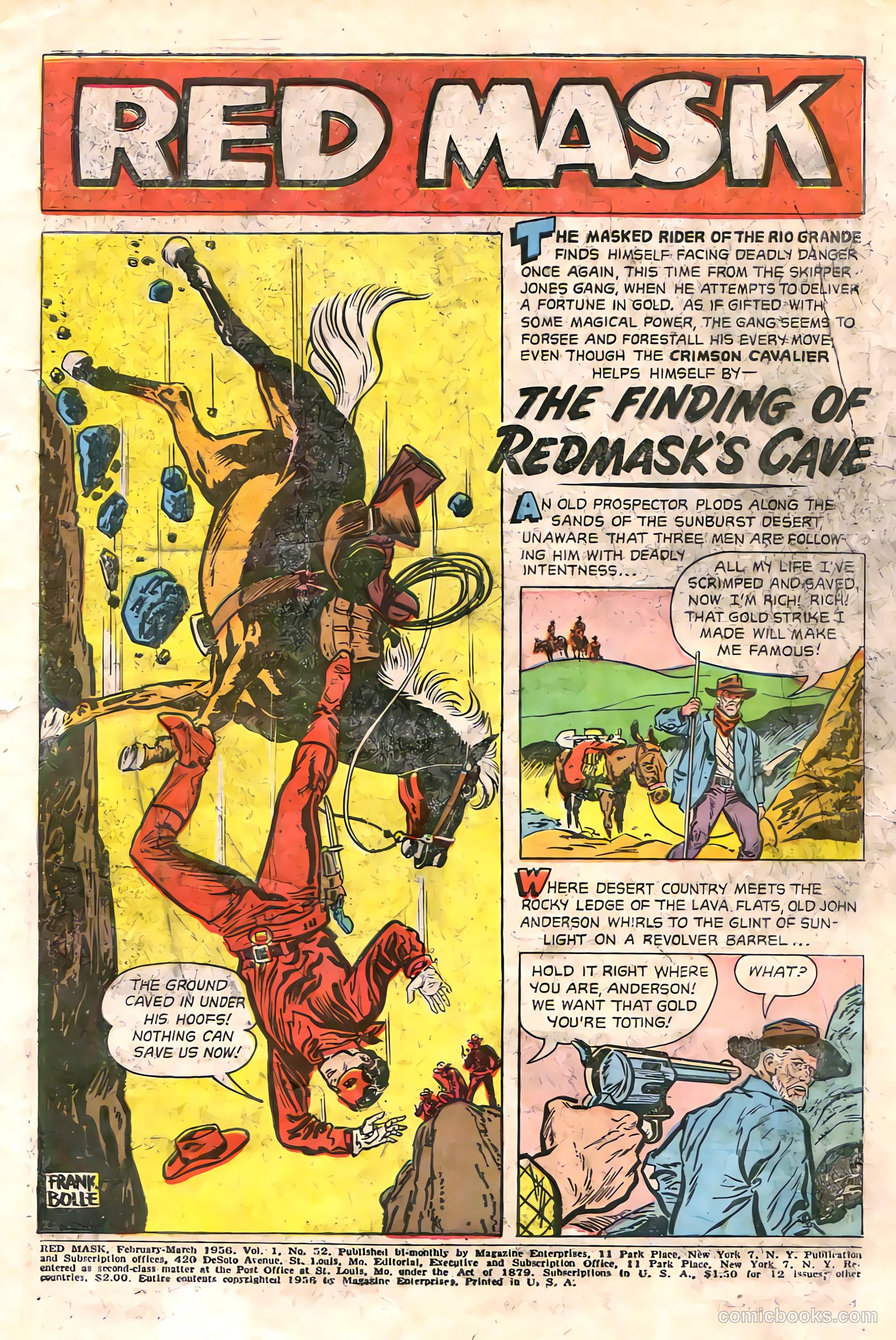 Red Mask #52 (1956) — page 3 of 36