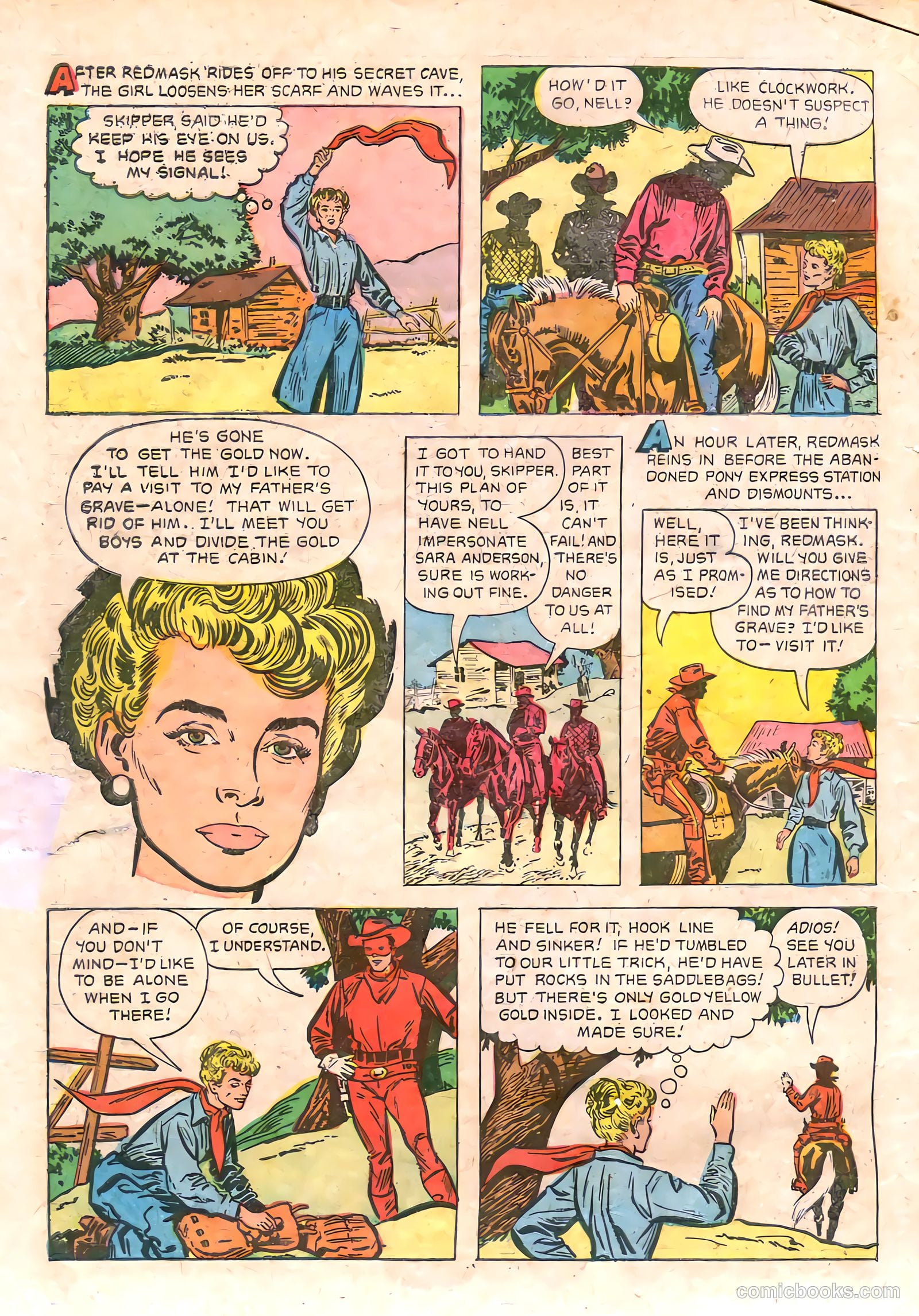 Red Mask #52 (1956) — page 8 of 36
