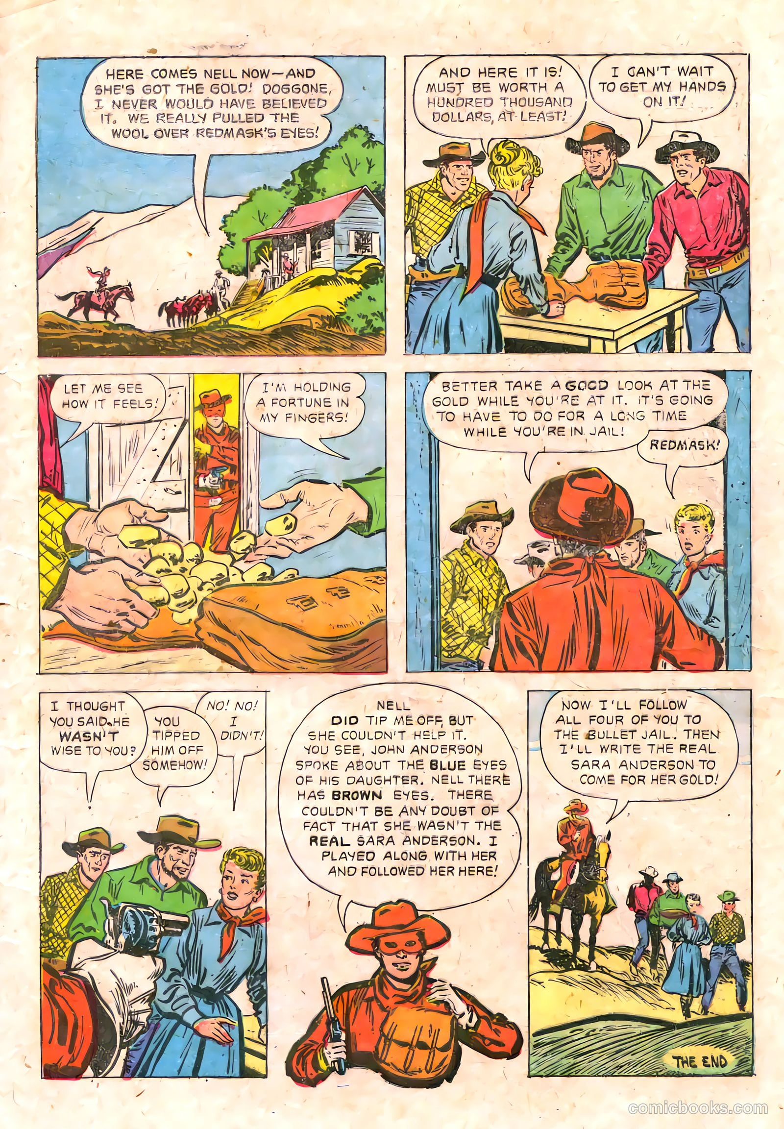 Red Mask #52 (1956) — page 9 of 36