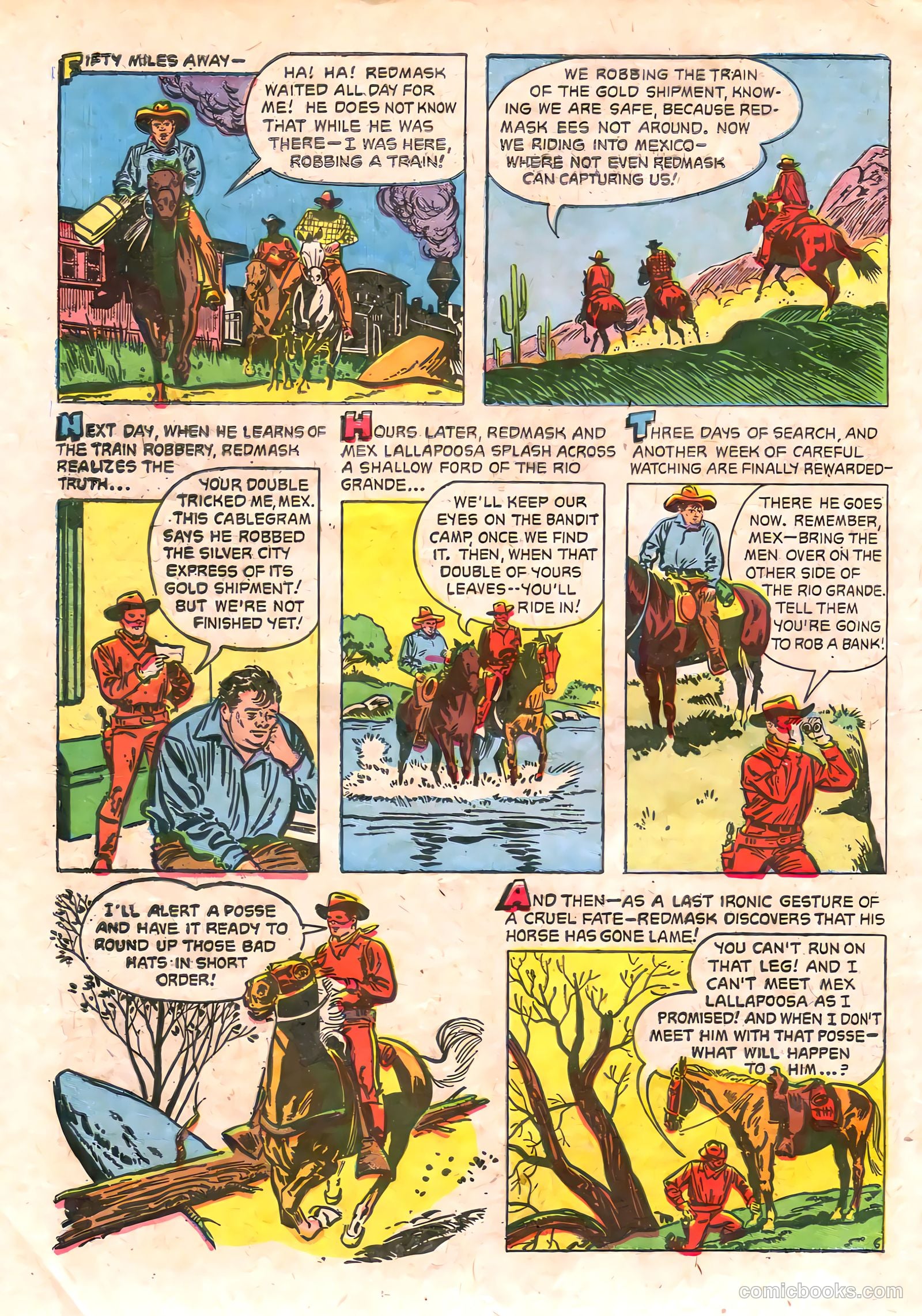Red Mask #52 (1956) — page 32 of 36