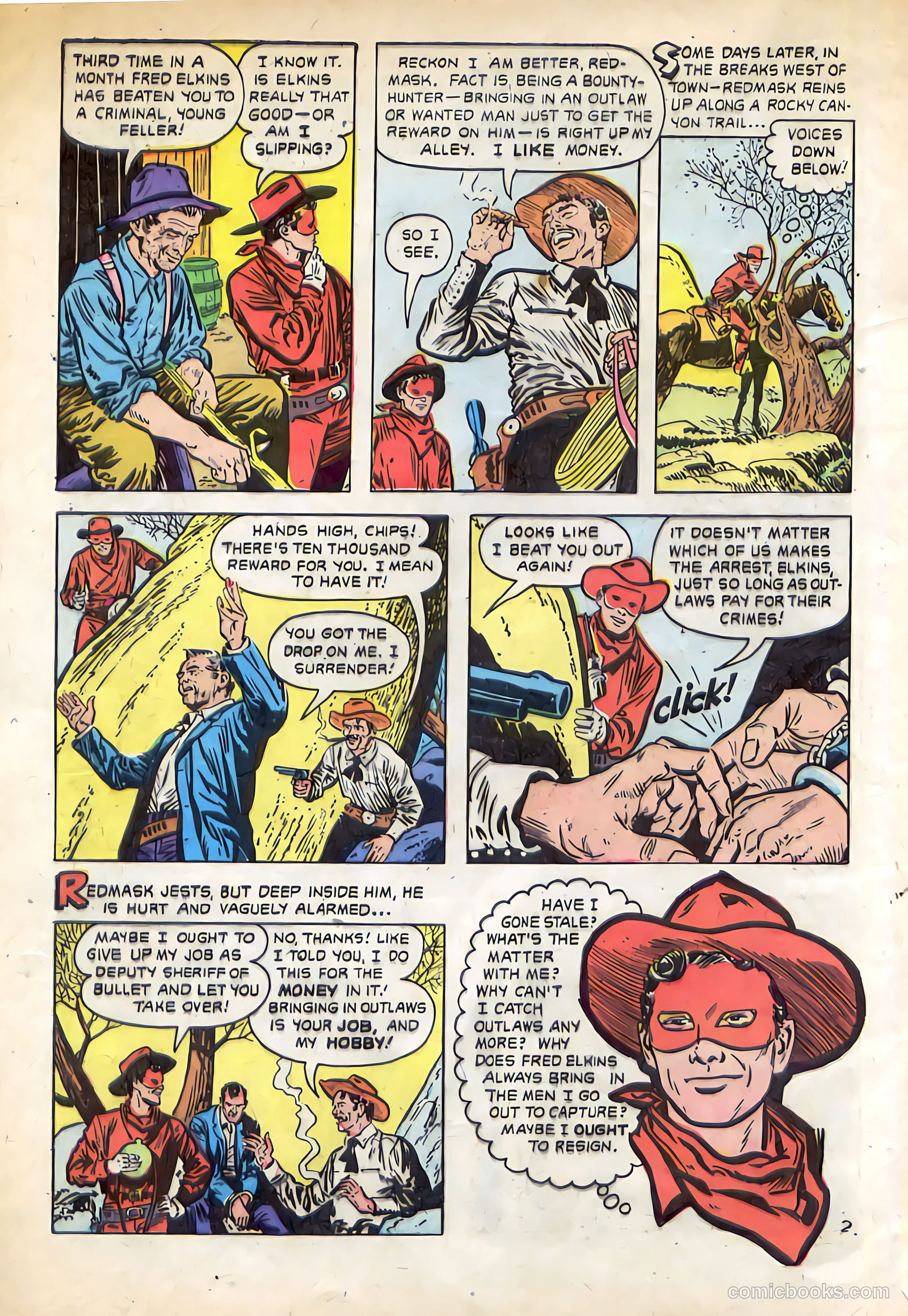 Red Mask #53 (1956) — page 4 of 36