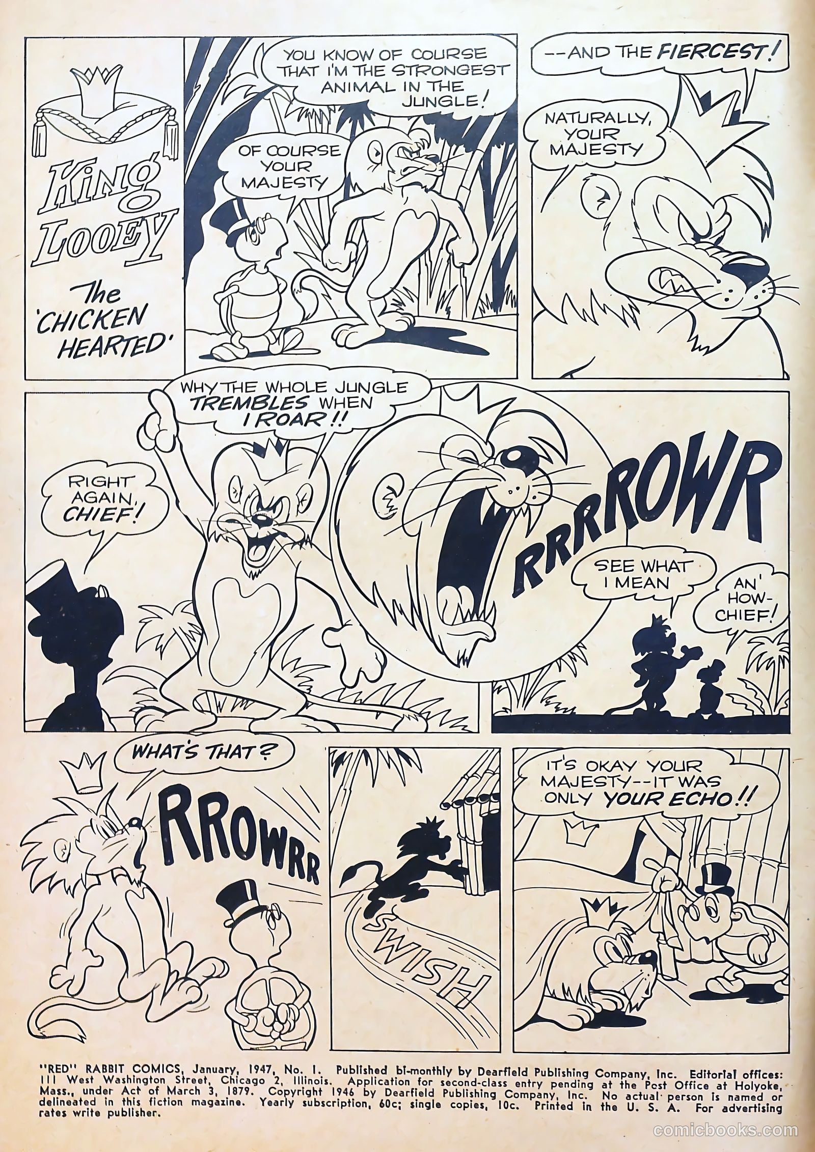 "Red" Rabbit Comics #1 (1947) — page 2 of 52