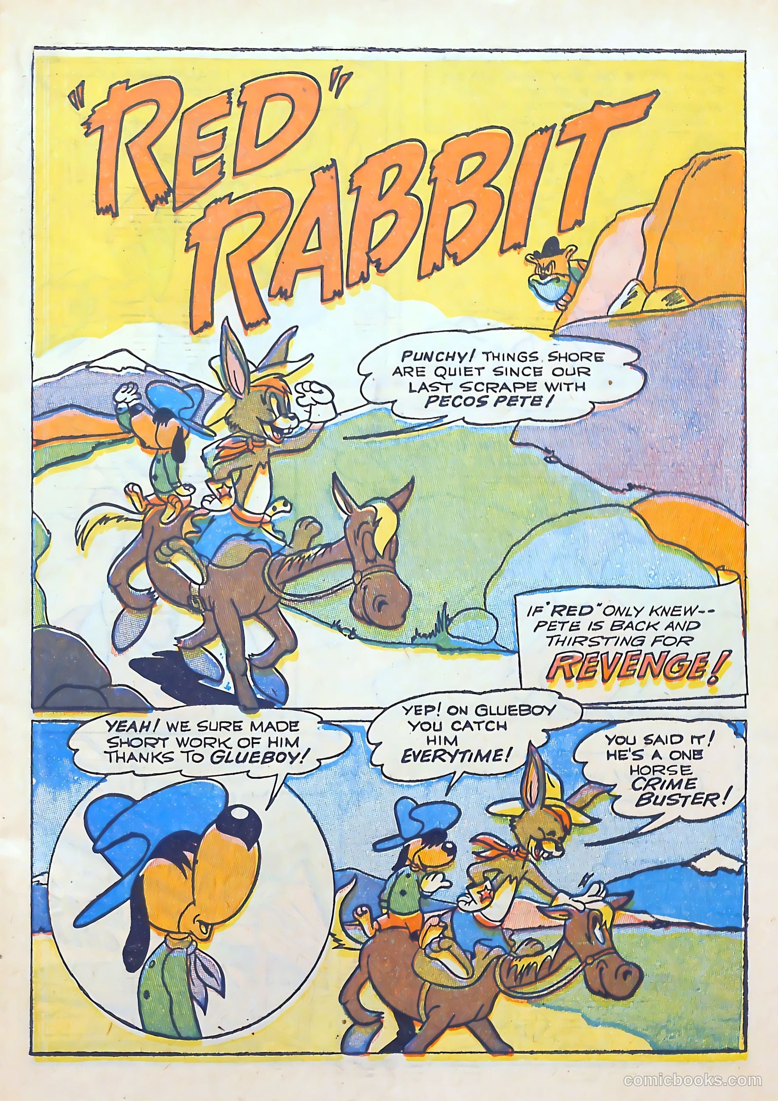 "Red" Rabbit Comics #1 (1947) — page 3 of 52