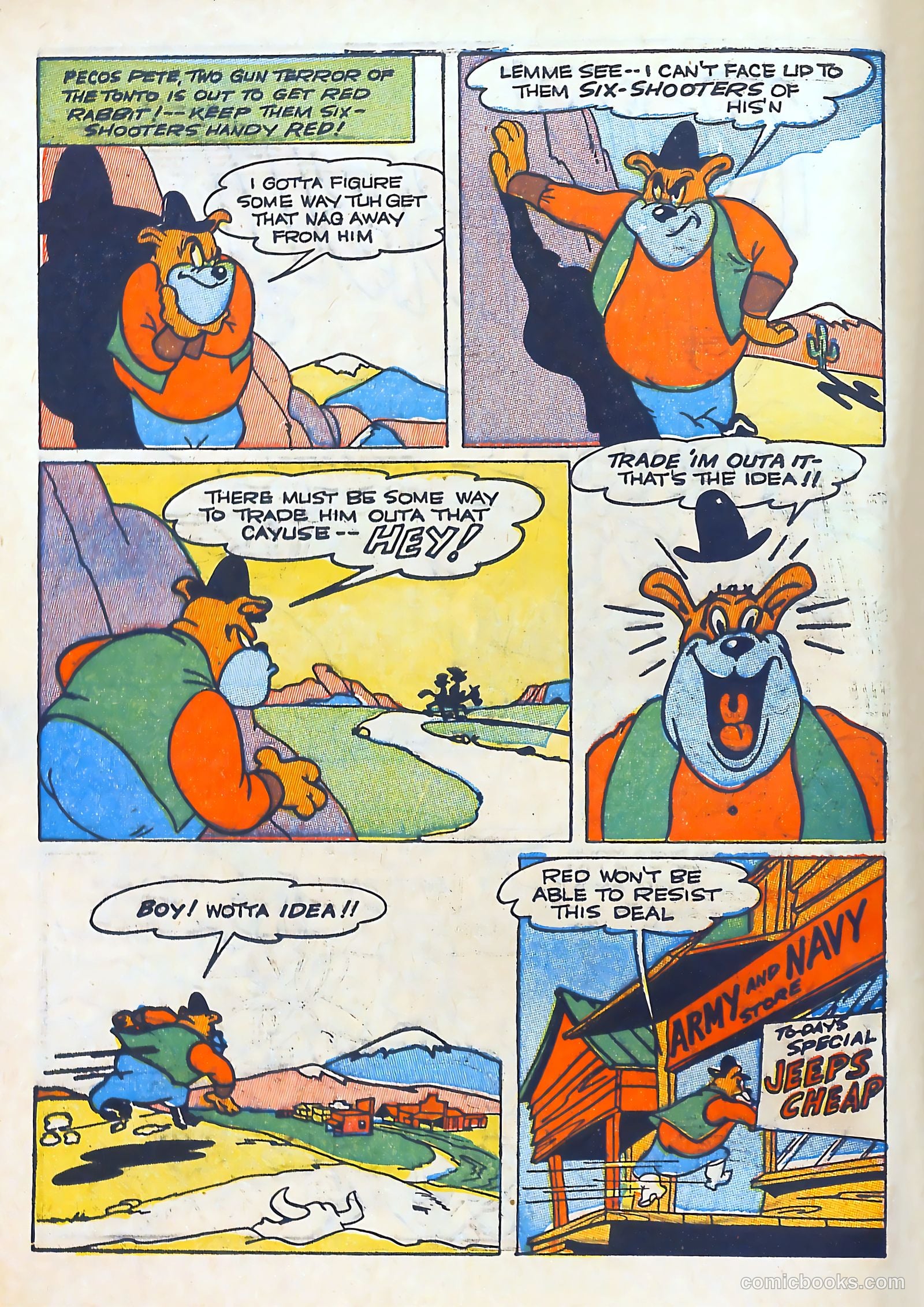 "Red" Rabbit Comics #1 (1947) — page 4 of 52