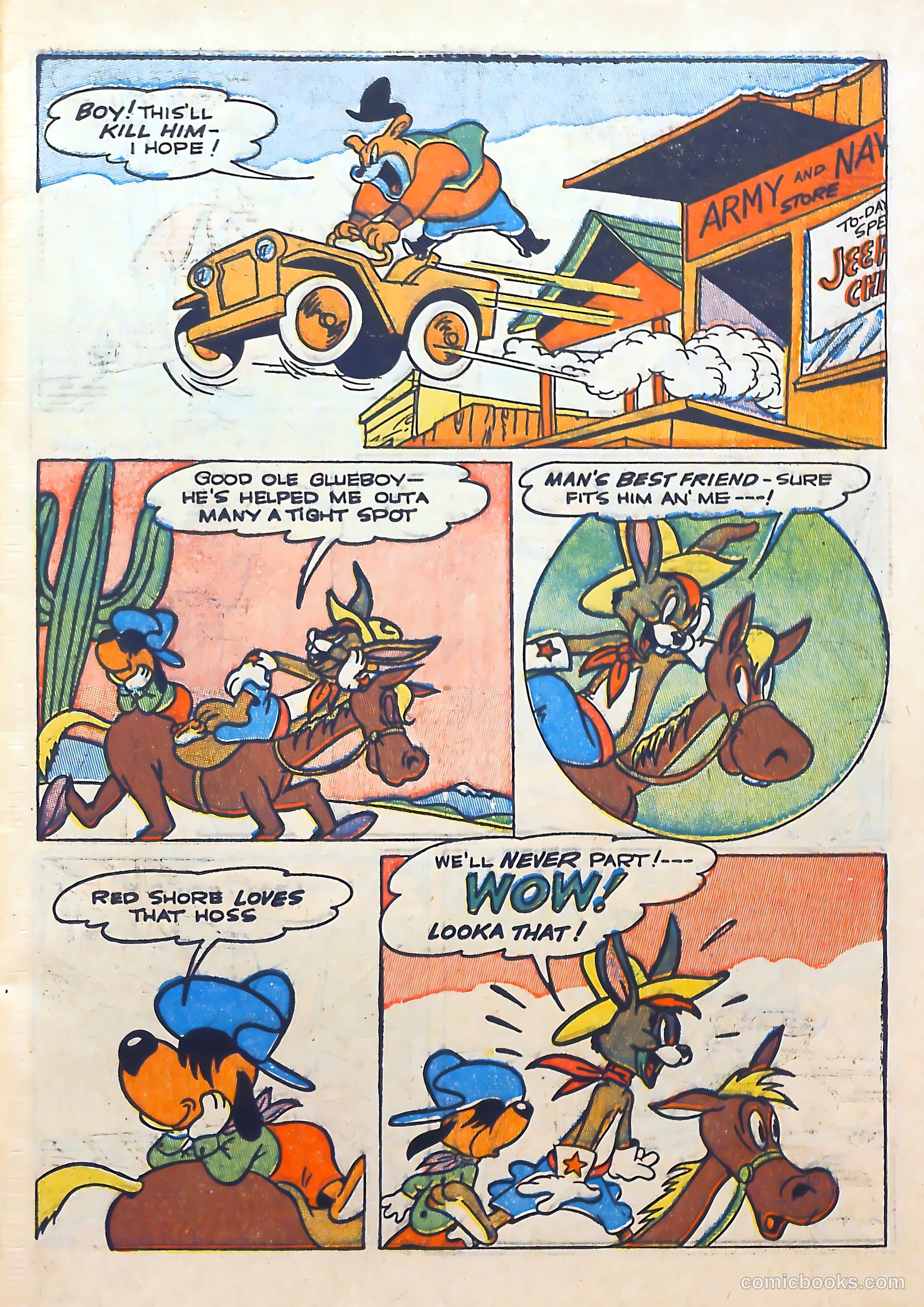 "Red" Rabbit Comics #1 (1947) — page 5 of 52