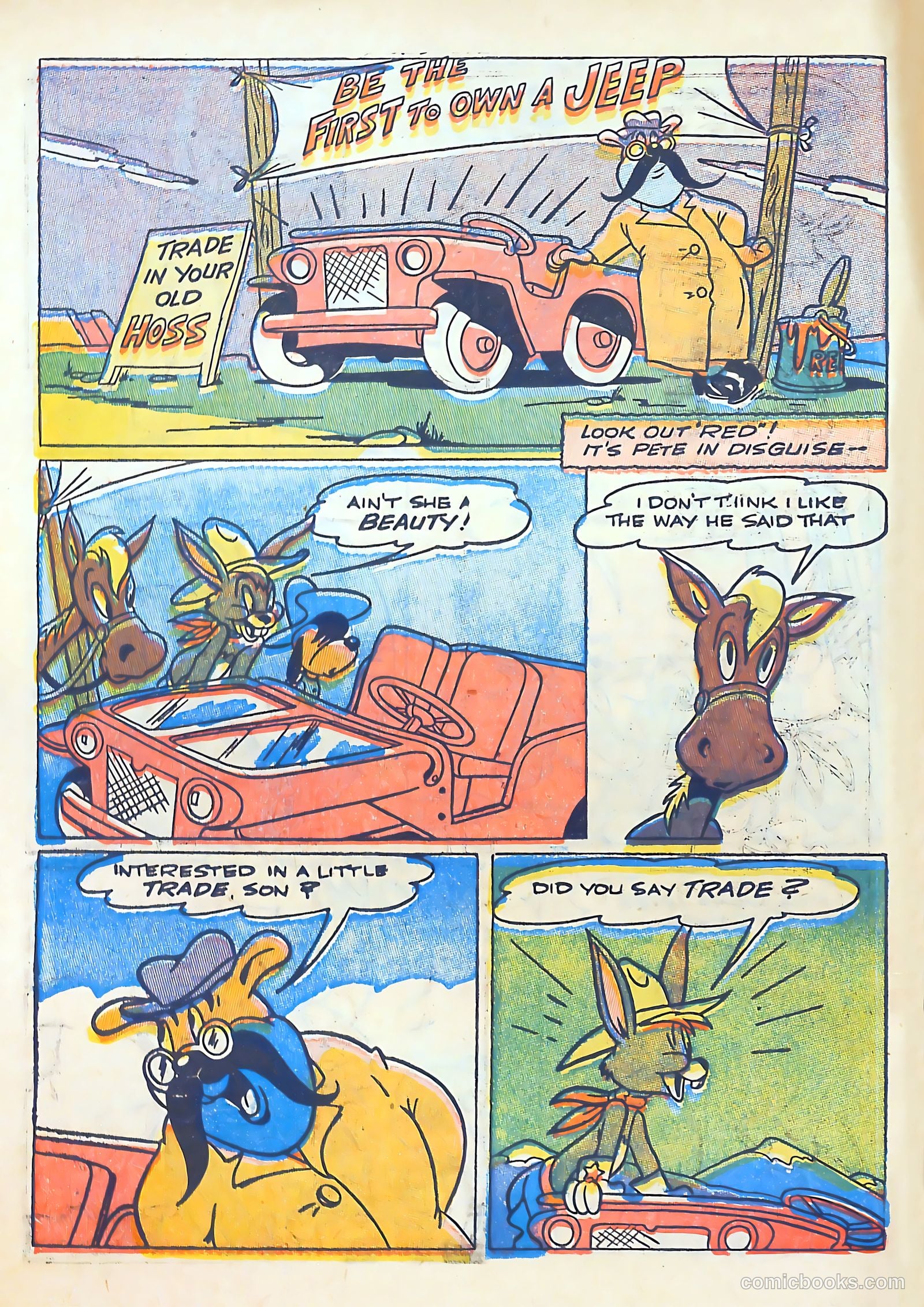 "Red" Rabbit Comics #1 (1947) — page 6 of 52