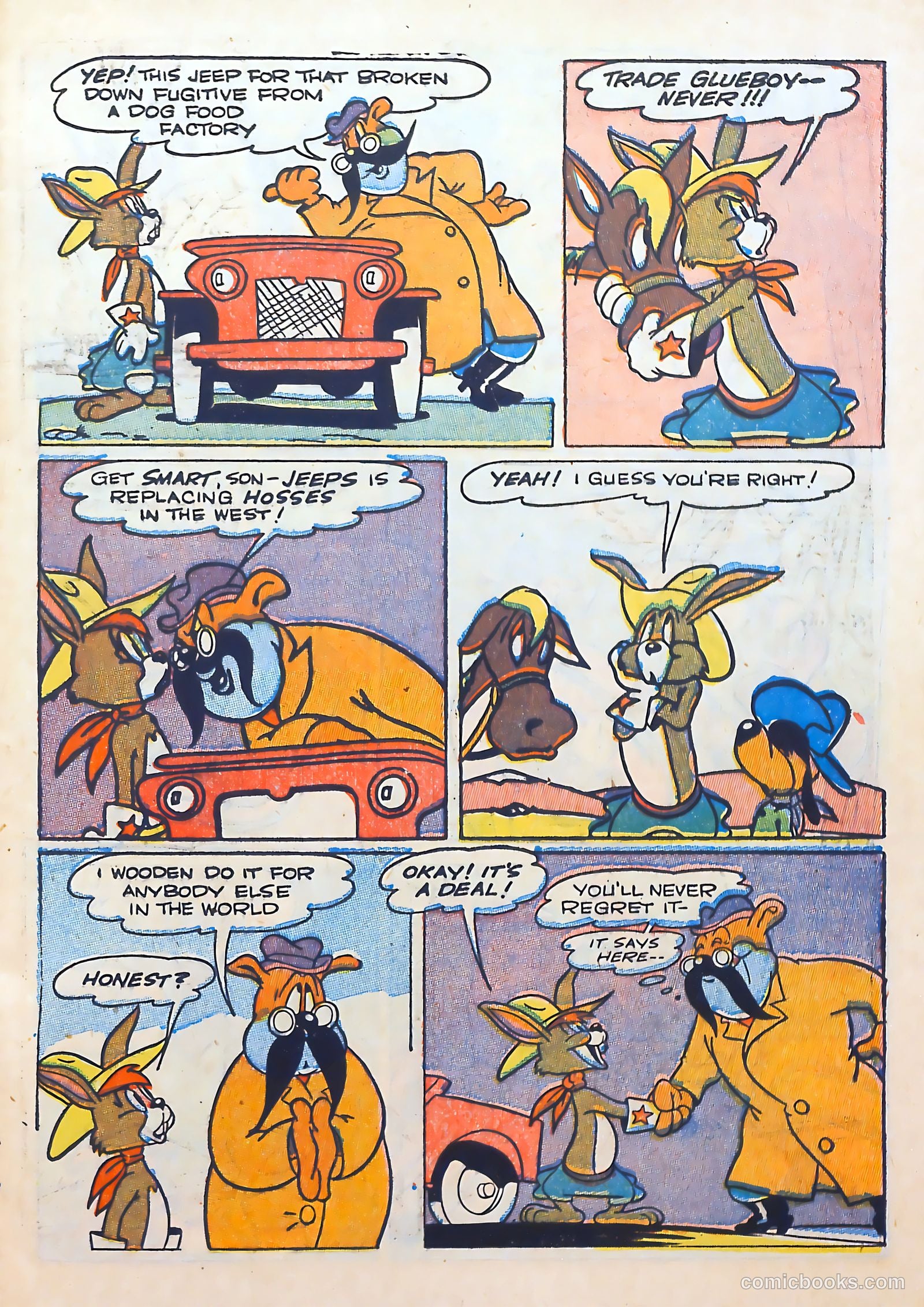 "Red" Rabbit Comics #1 (1947) — page 7 of 52