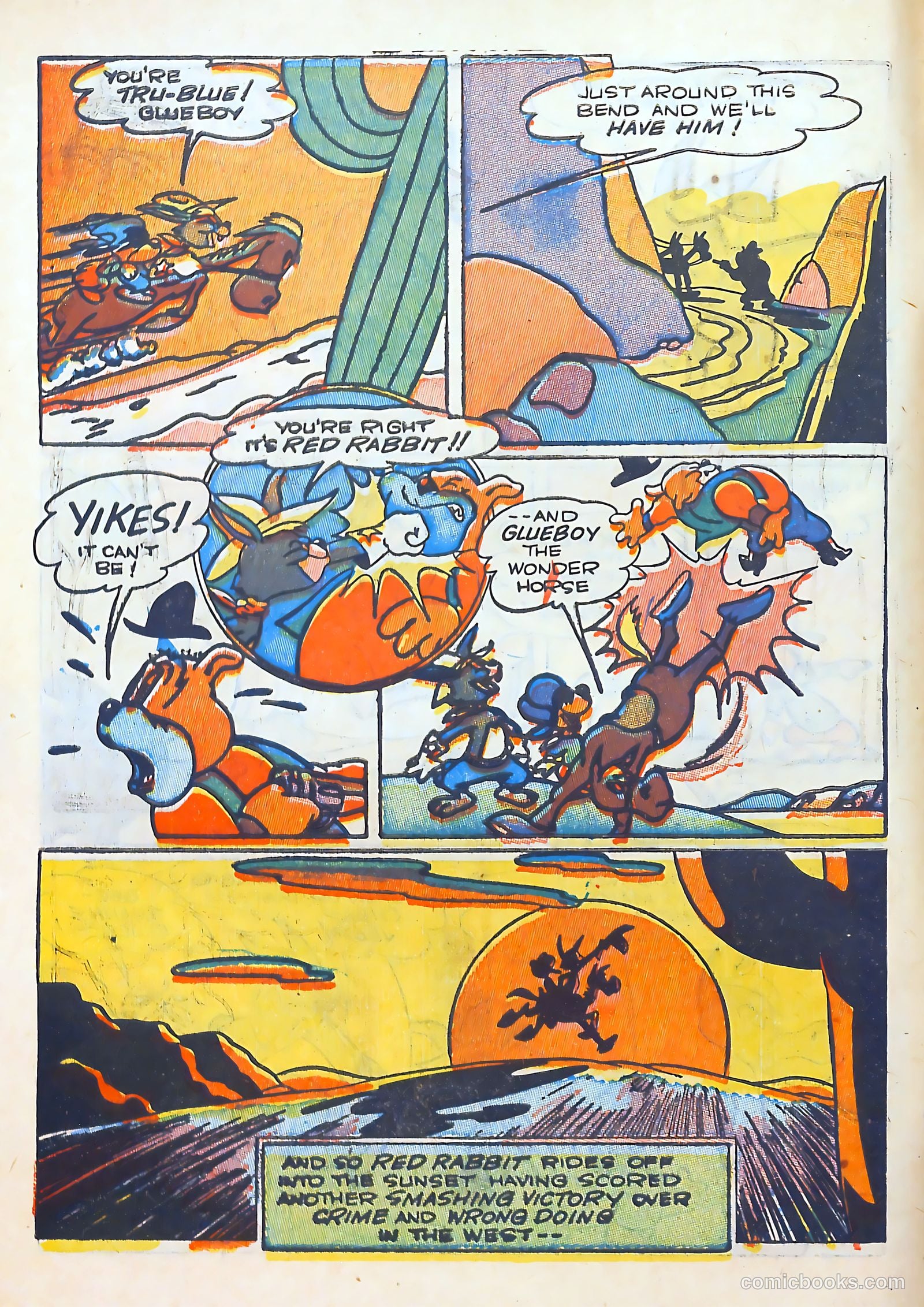 "Red" Rabbit Comics #1 (1947) — page 14 of 52