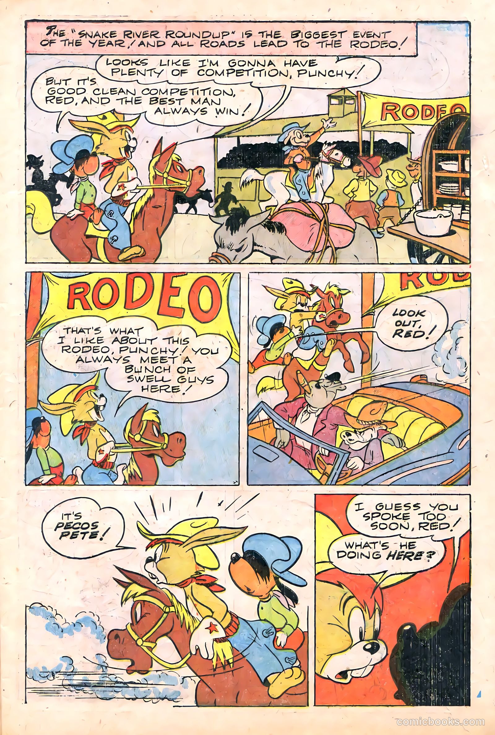 "Red" Rabbit Comics #10 (1949) — page 5 of 36