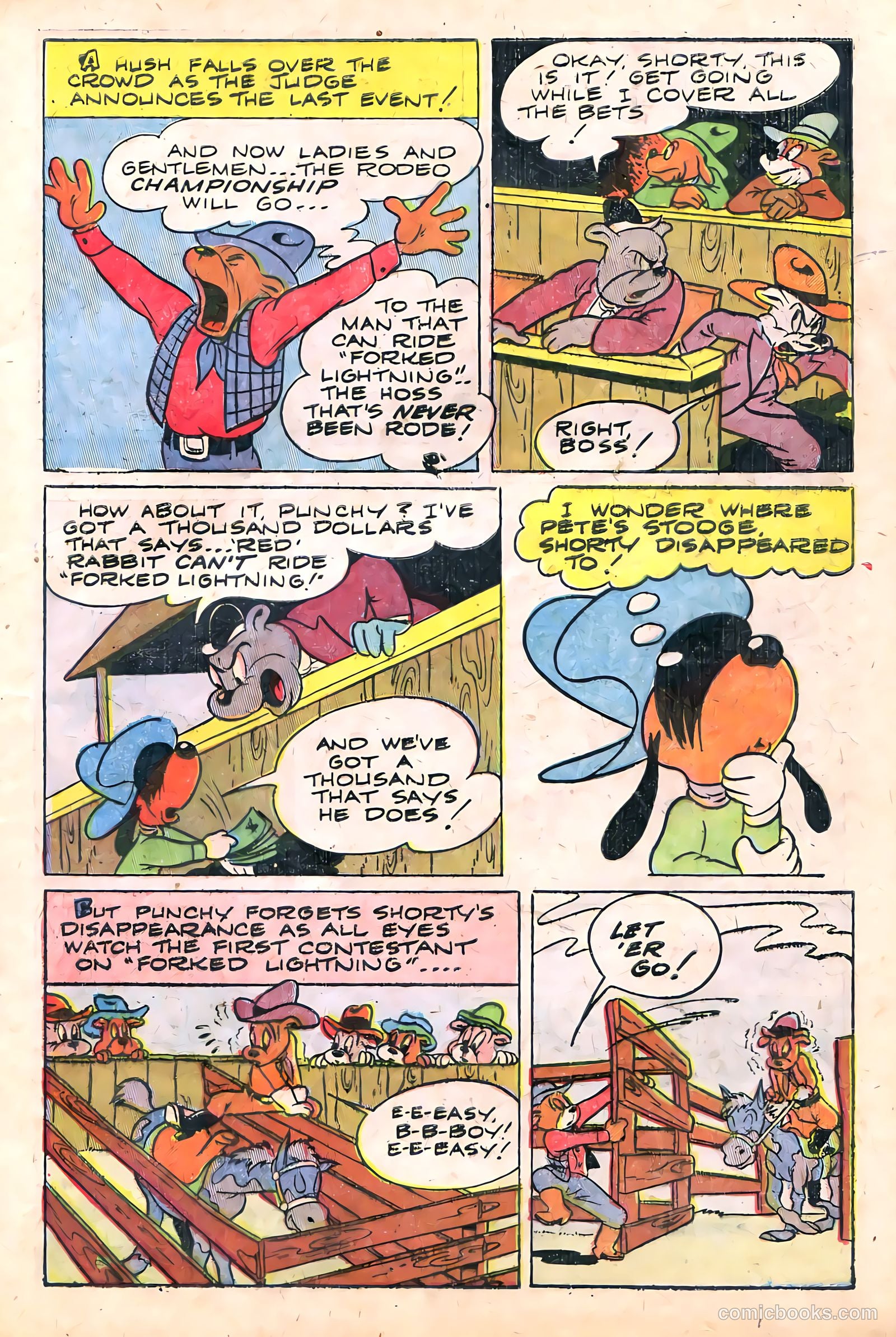 "Red" Rabbit Comics #10 (1949) — page 9 of 36
