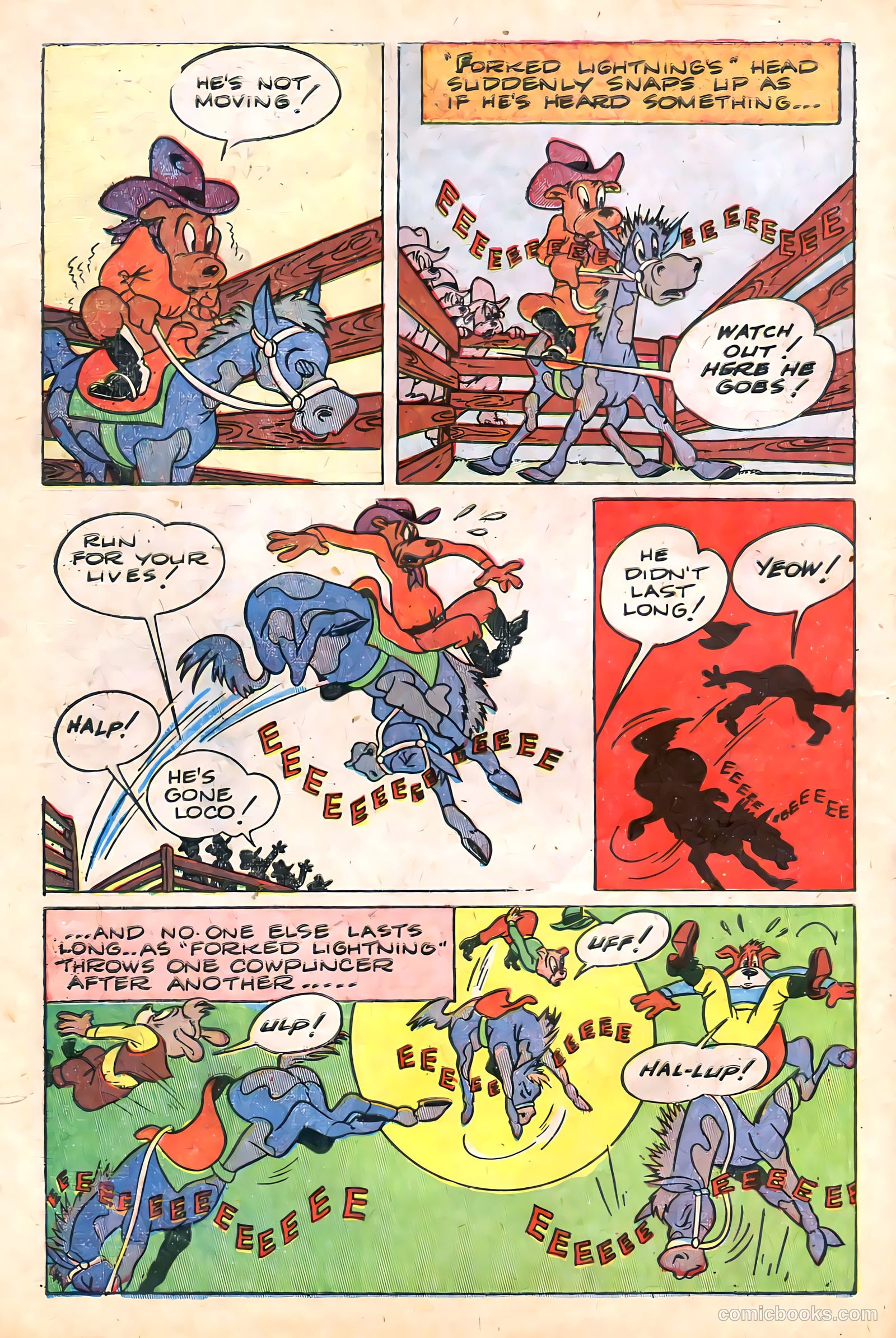 "Red" Rabbit Comics #10 (1949) — page 10 of 36