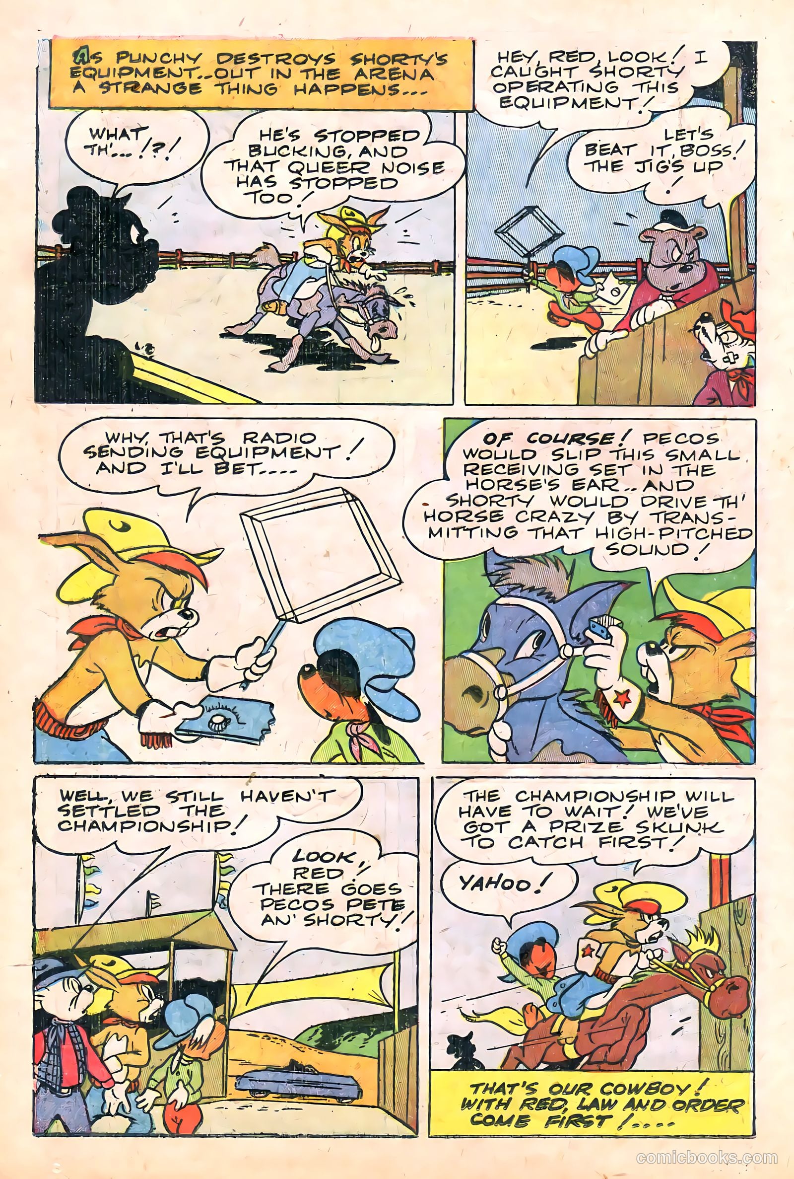 "Red" Rabbit Comics #10 (1949) — page 12 of 36