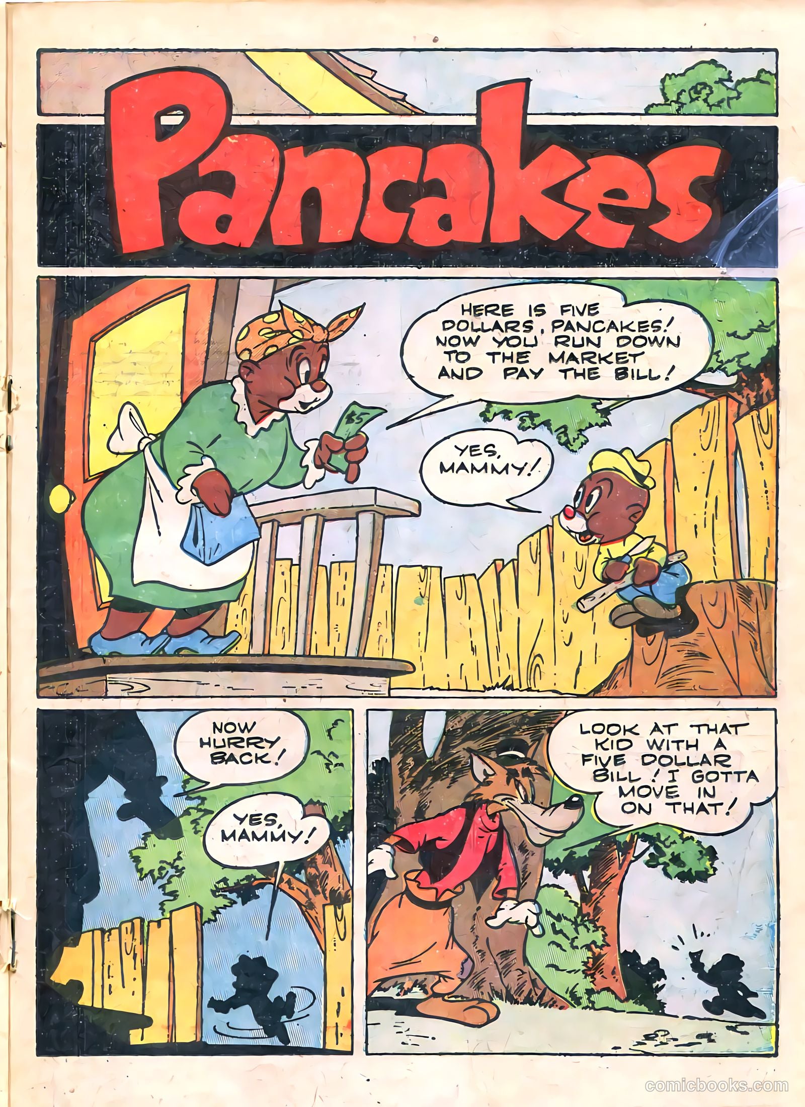 "Red" Rabbit Comics #10 (1949) — page 21 of 36