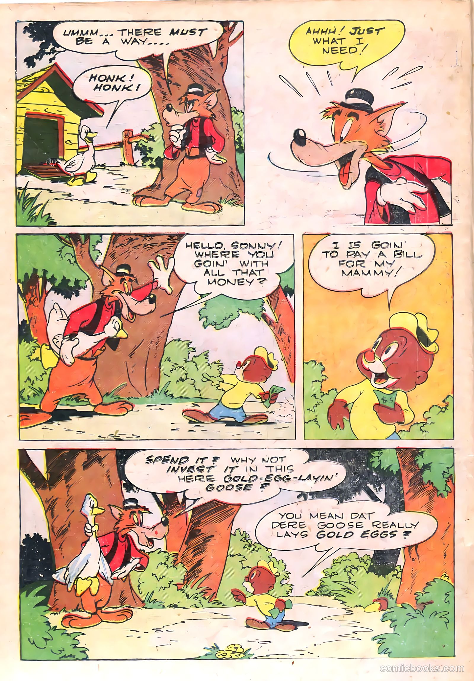 "Red" Rabbit Comics #10 (1949) — page 22 of 36