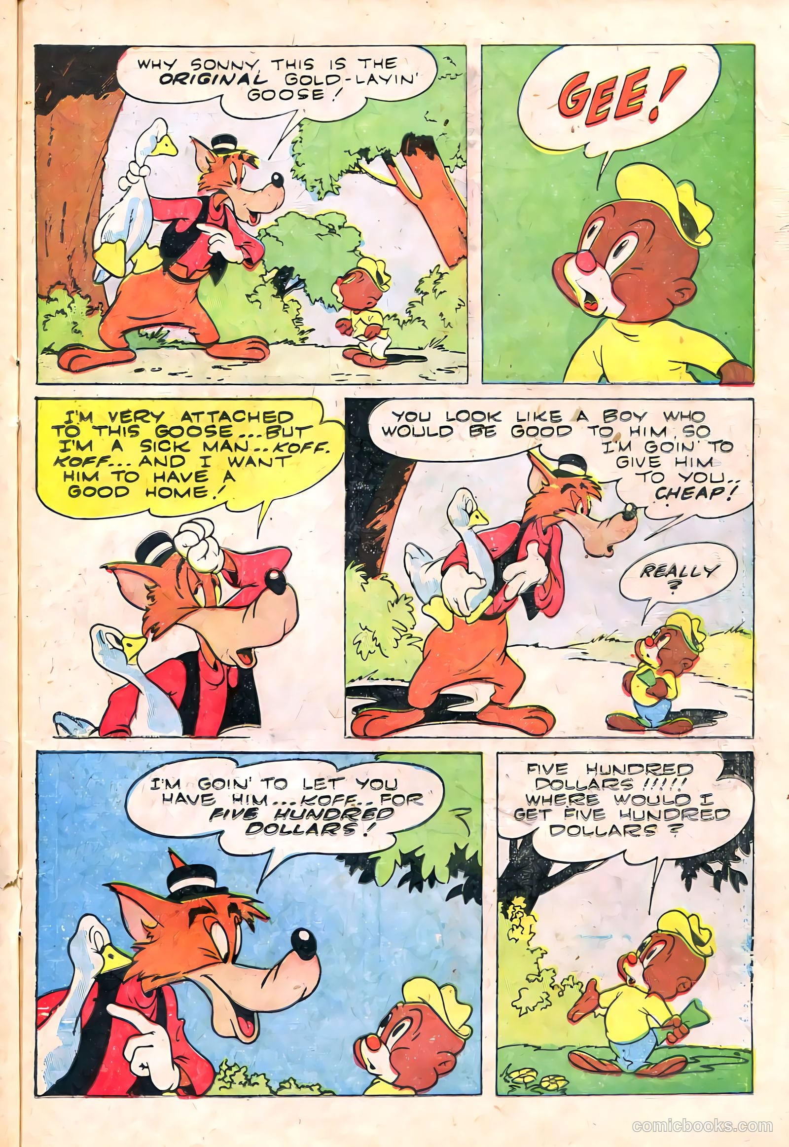 "Red" Rabbit Comics #10 (1949) — page 23 of 36