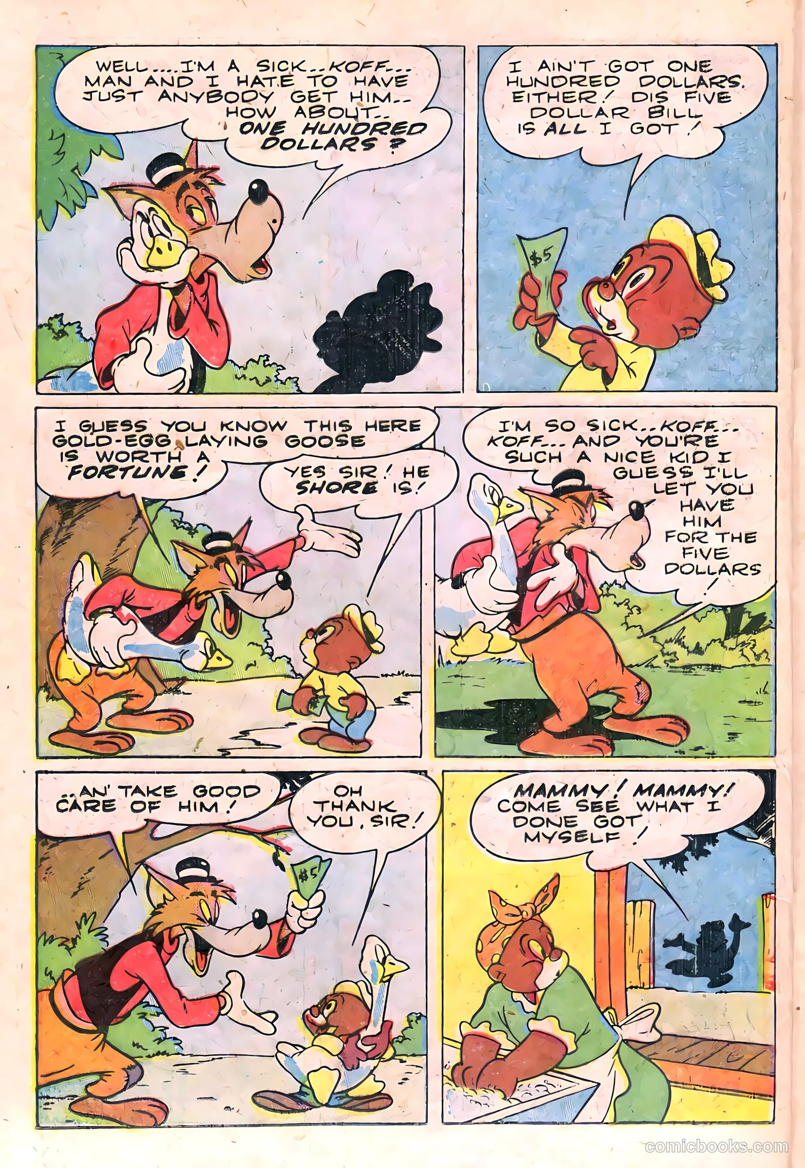 "Red" Rabbit Comics #10 (1949) — page 24 of 36