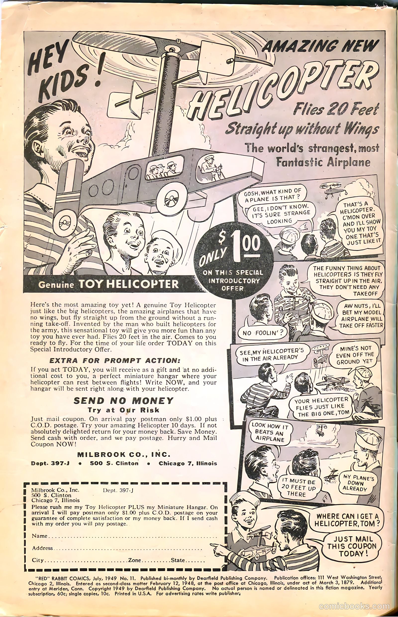 "Red" Rabbit Comics #11 (1949) — page 2 of 36