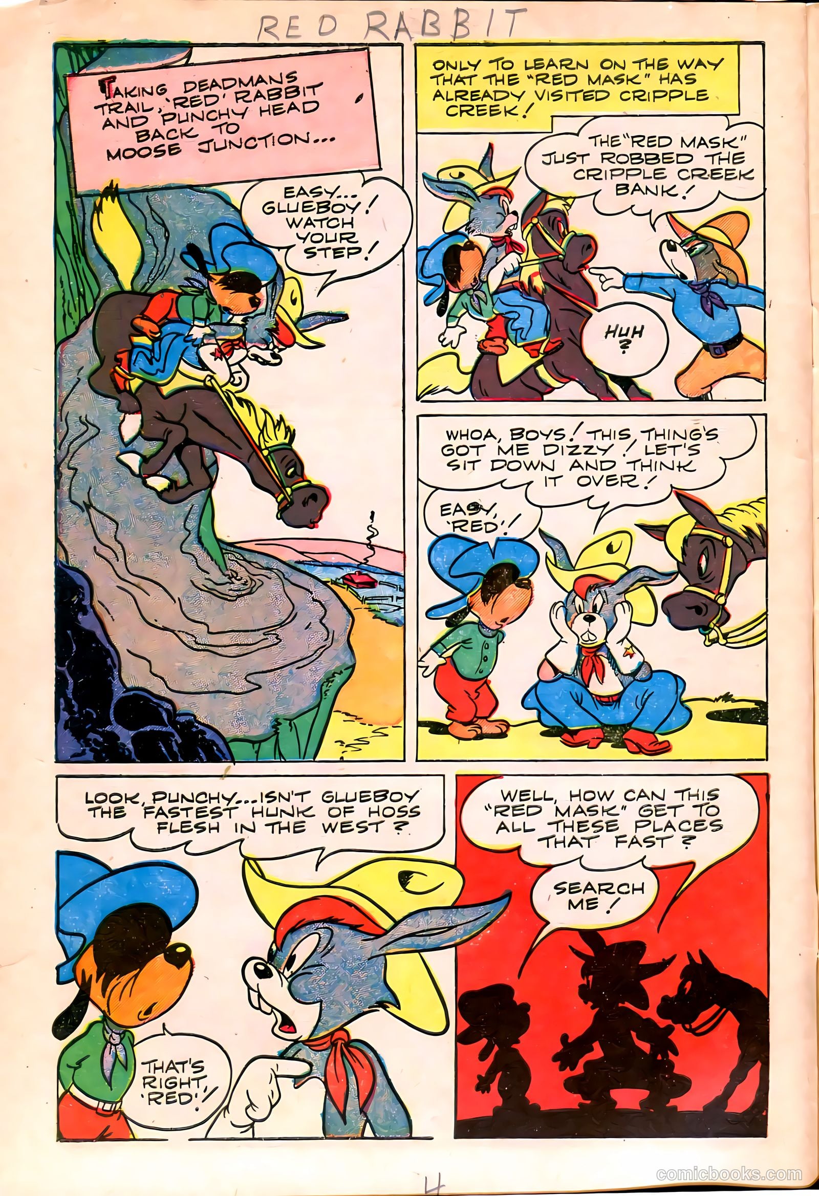 "Red" Rabbit Comics #11 (1949) — page 6 of 36