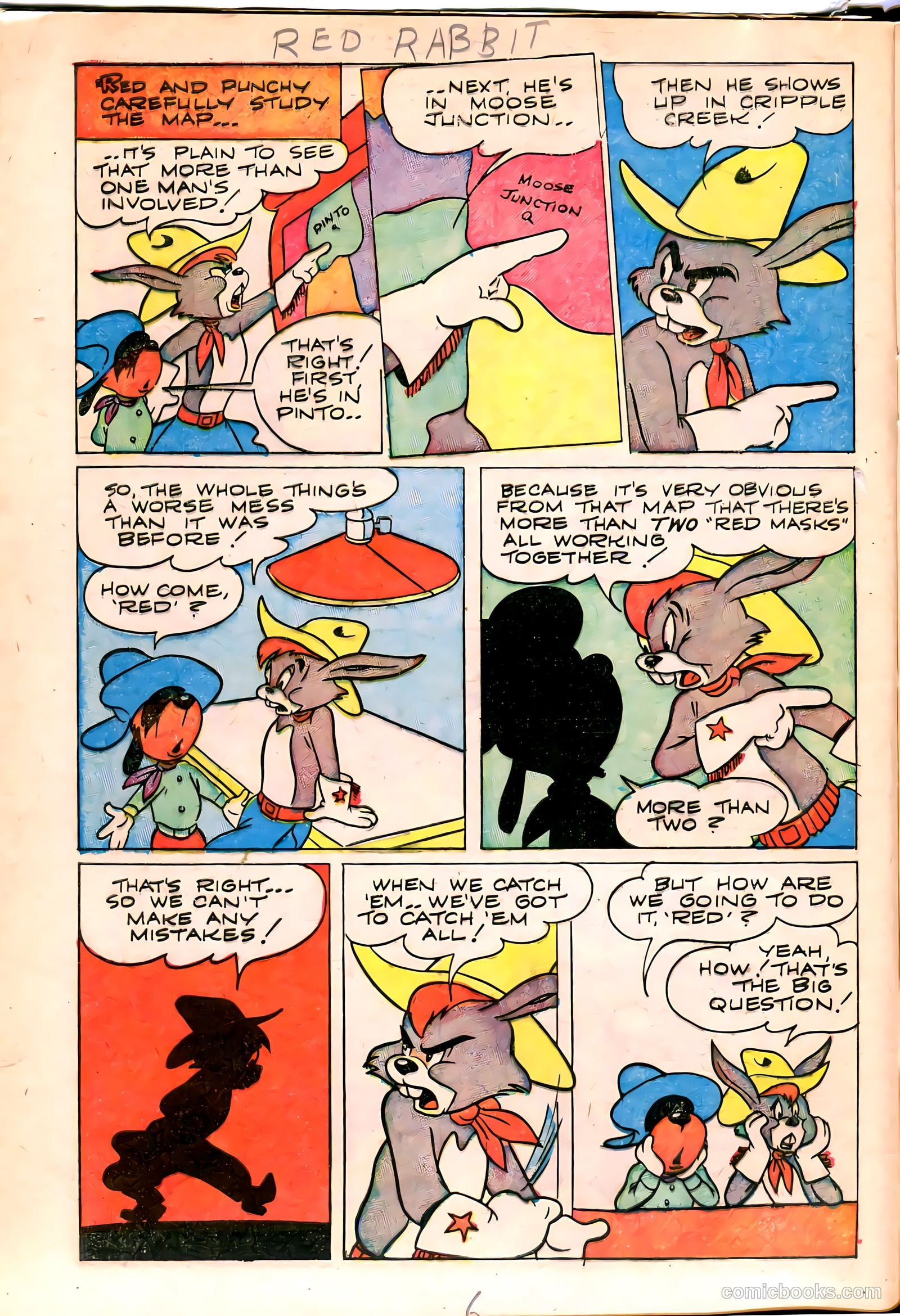 "Red" Rabbit Comics #11 (1949) — page 8 of 36