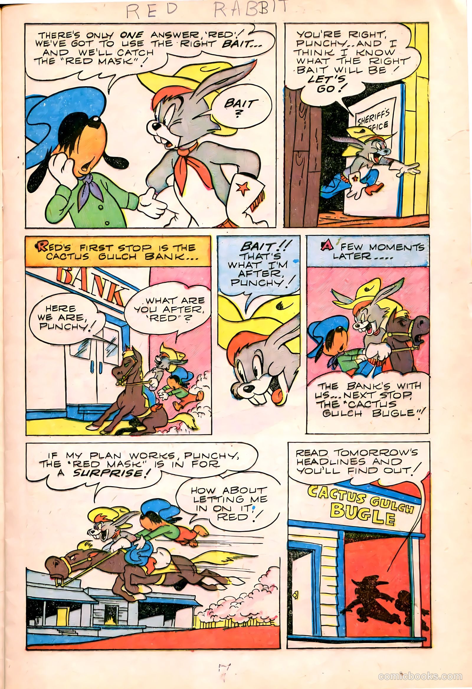 "Red" Rabbit Comics #11 (1949) — page 9 of 36
