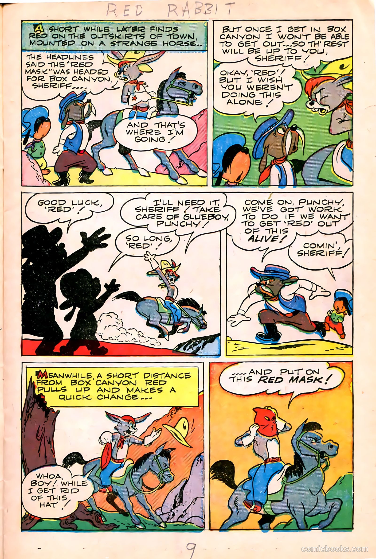 "Red" Rabbit Comics #11 (1949) — page 11 of 36