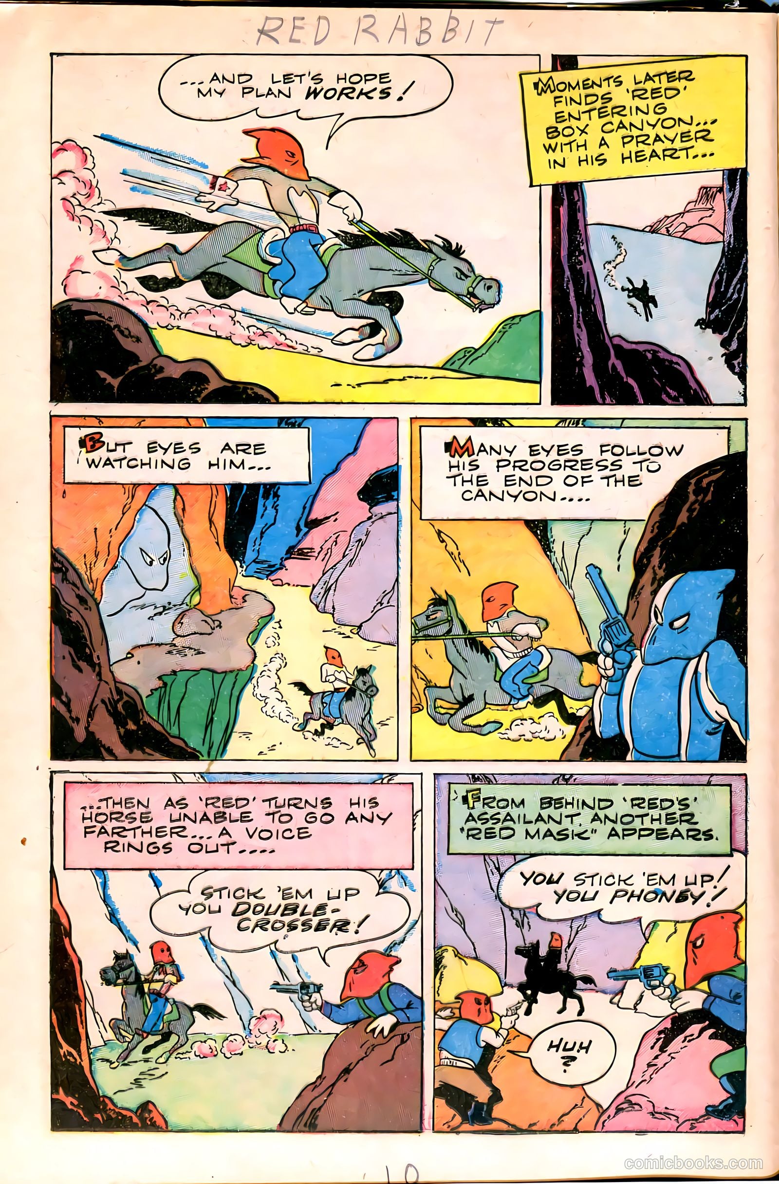 "Red" Rabbit Comics #11 (1949) — page 12 of 36