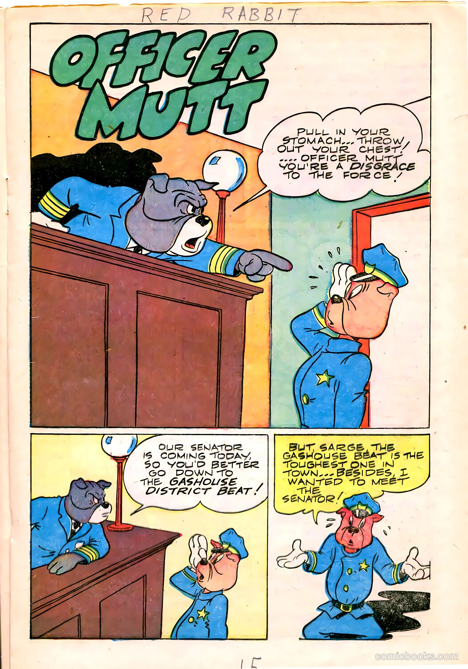 "Red" Rabbit Comics #11 (1949) — page 17 of 36