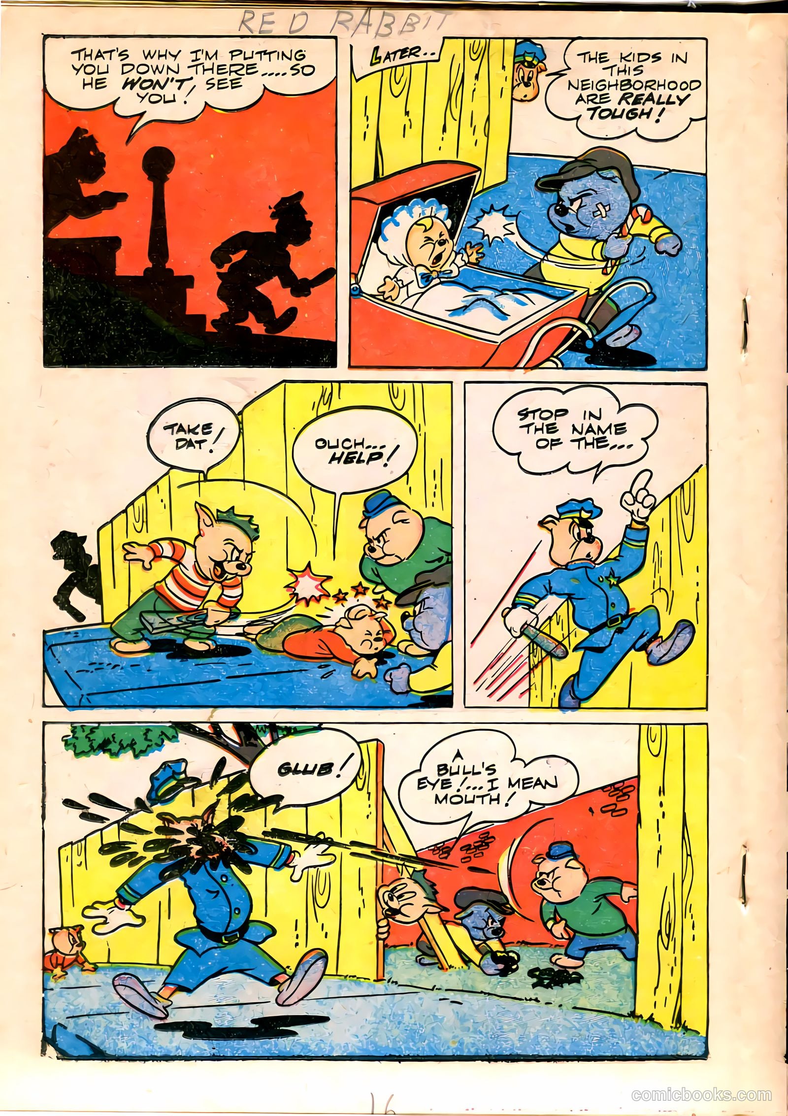 "Red" Rabbit Comics #11 (1949) — page 18 of 36