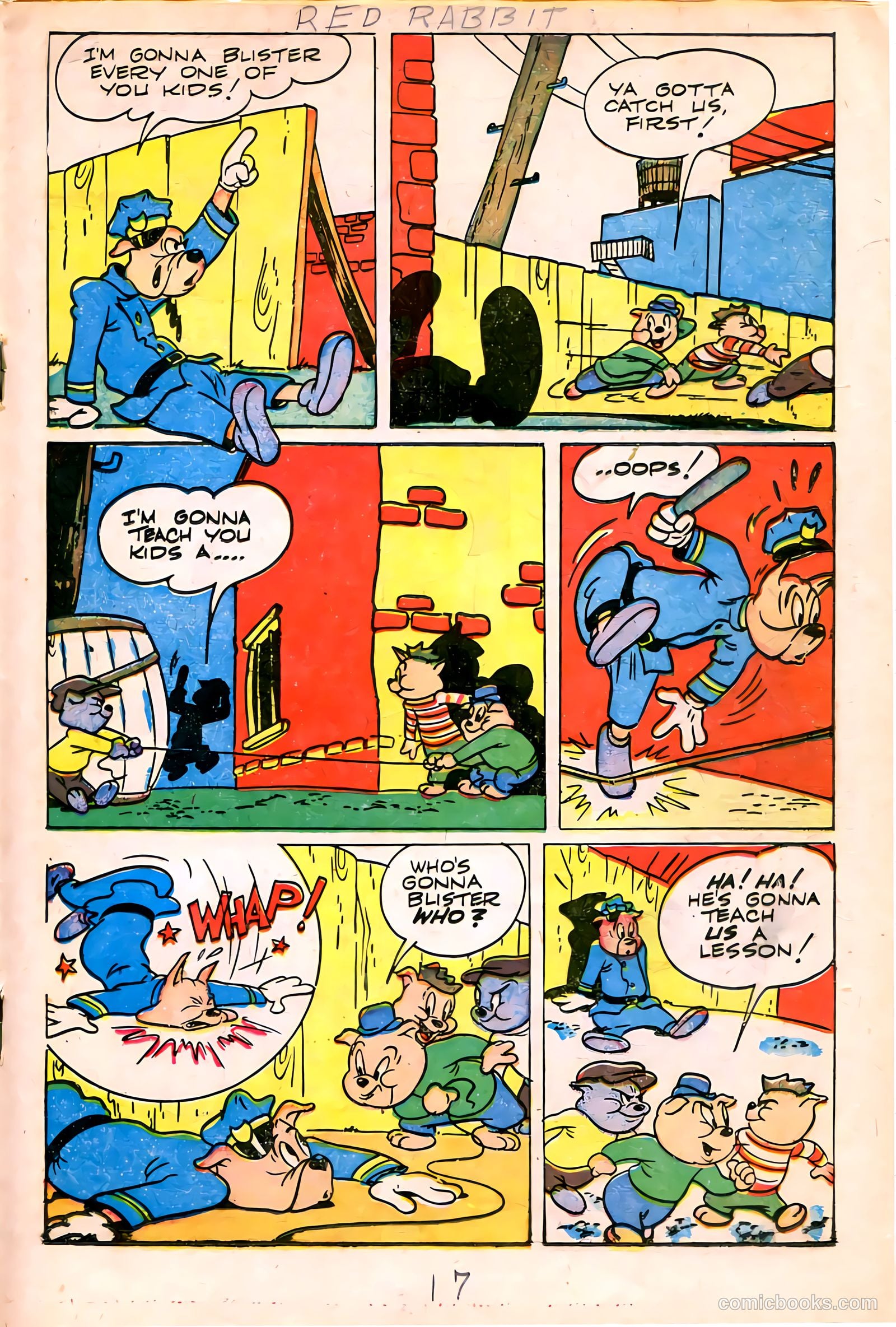 "Red" Rabbit Comics #11 (1949) — page 19 of 36