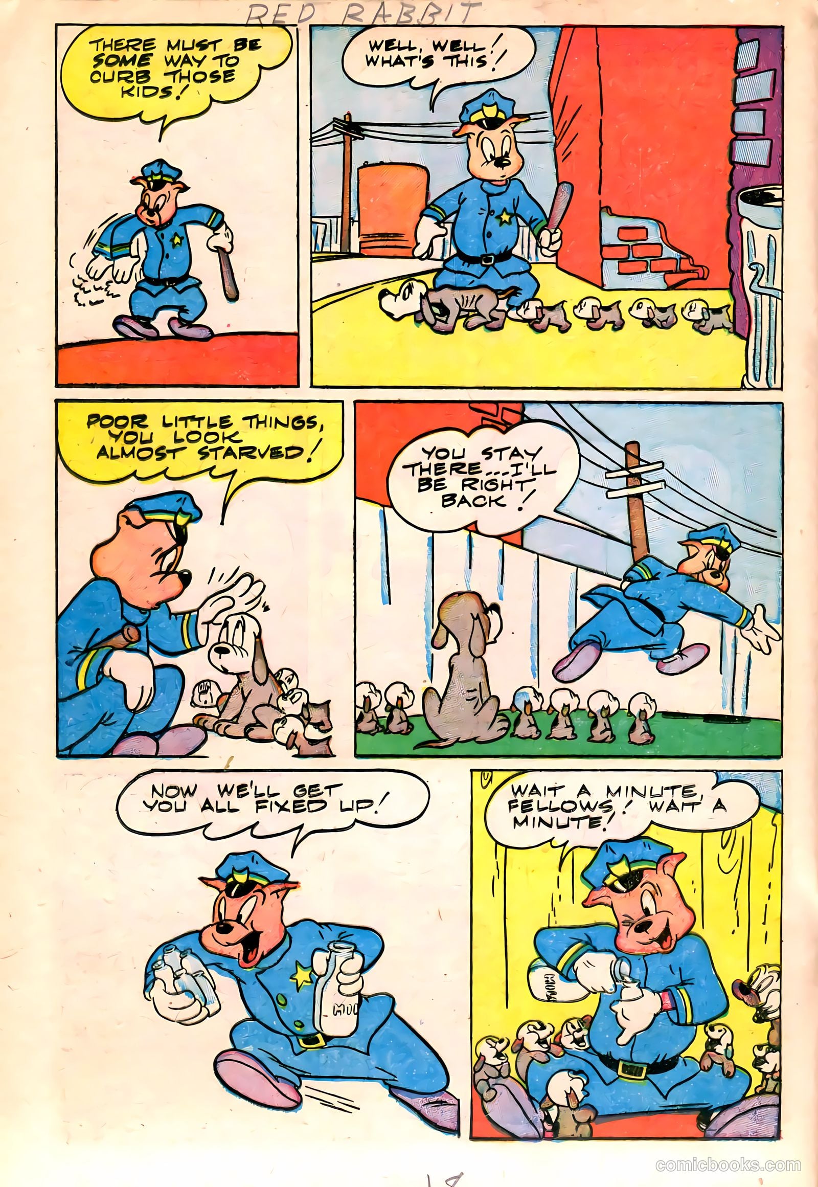 "Red" Rabbit Comics #11 (1949) — page 20 of 36