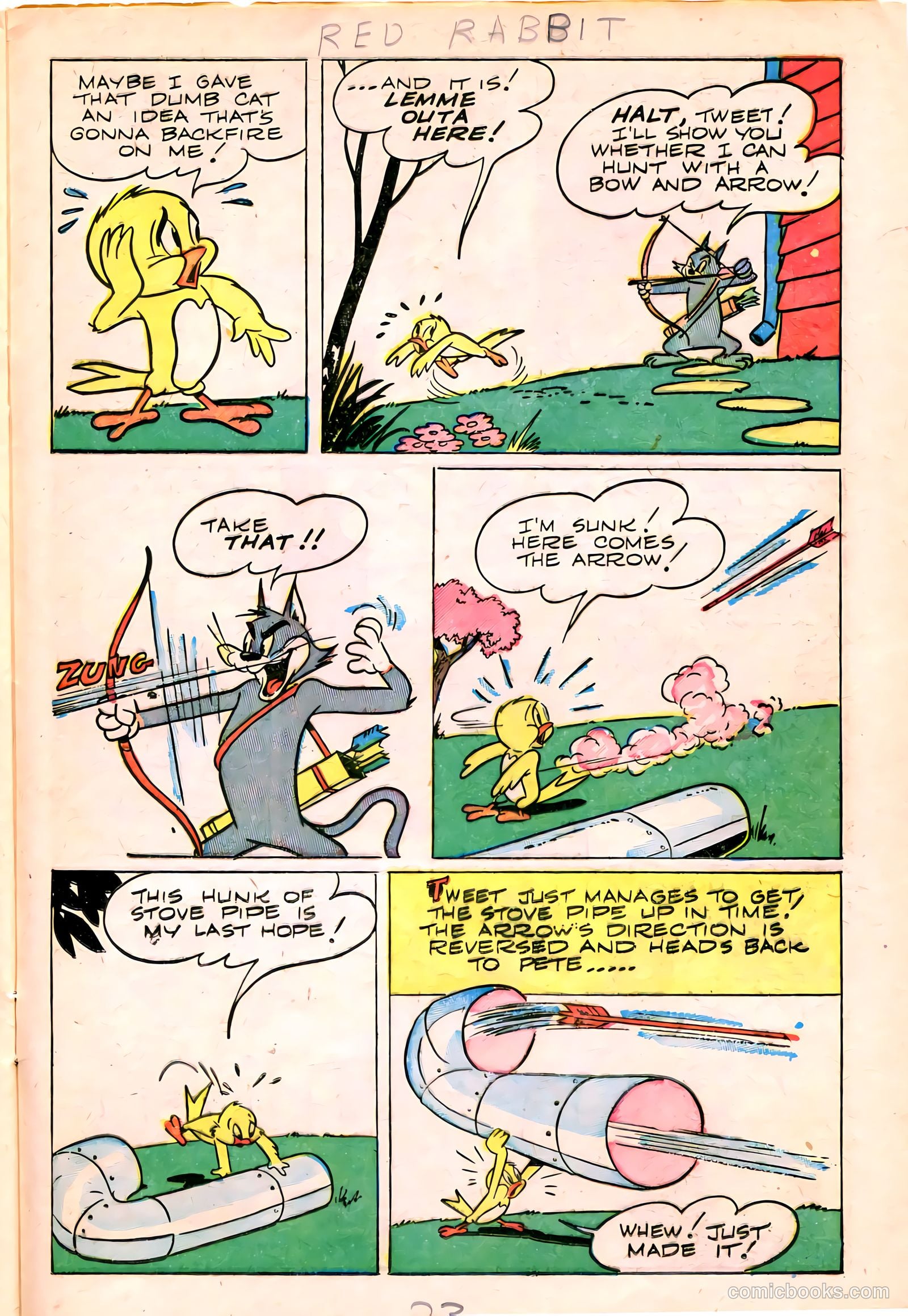 "Red" Rabbit Comics #11 (1949) — page 25 of 36