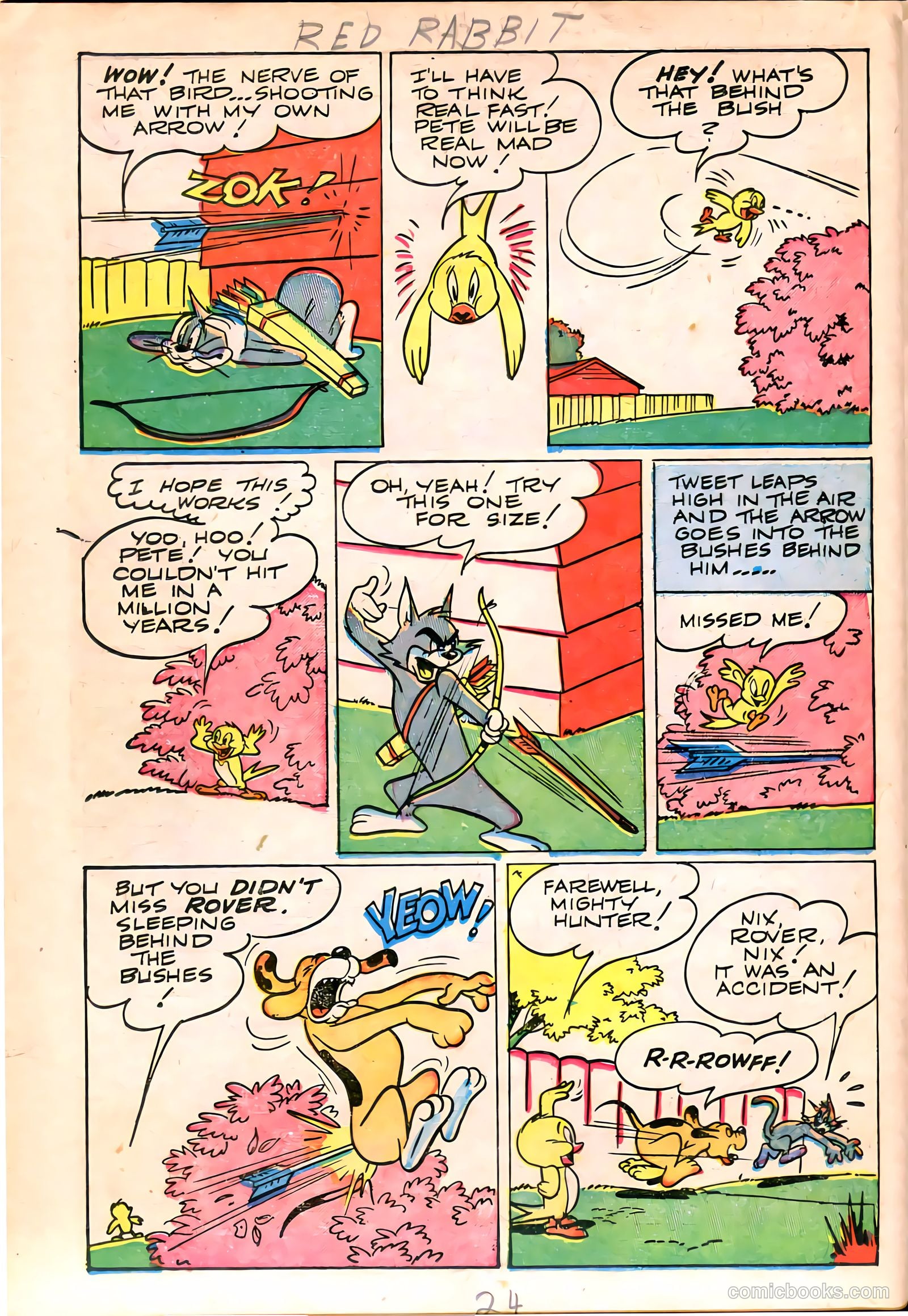 "Red" Rabbit Comics #11 (1949) — page 26 of 36