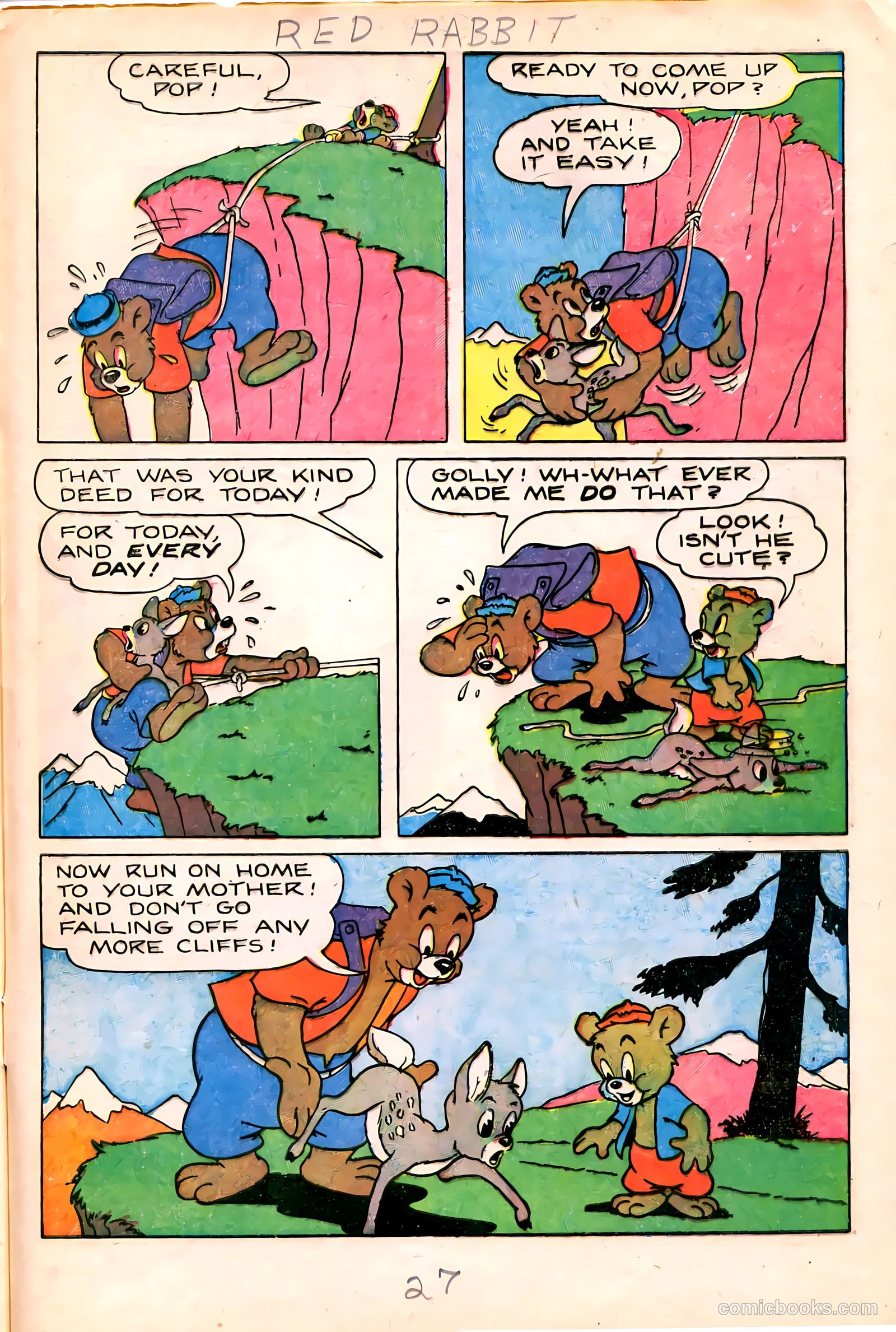 "Red" Rabbit Comics #11 (1949) — page 29 of 36