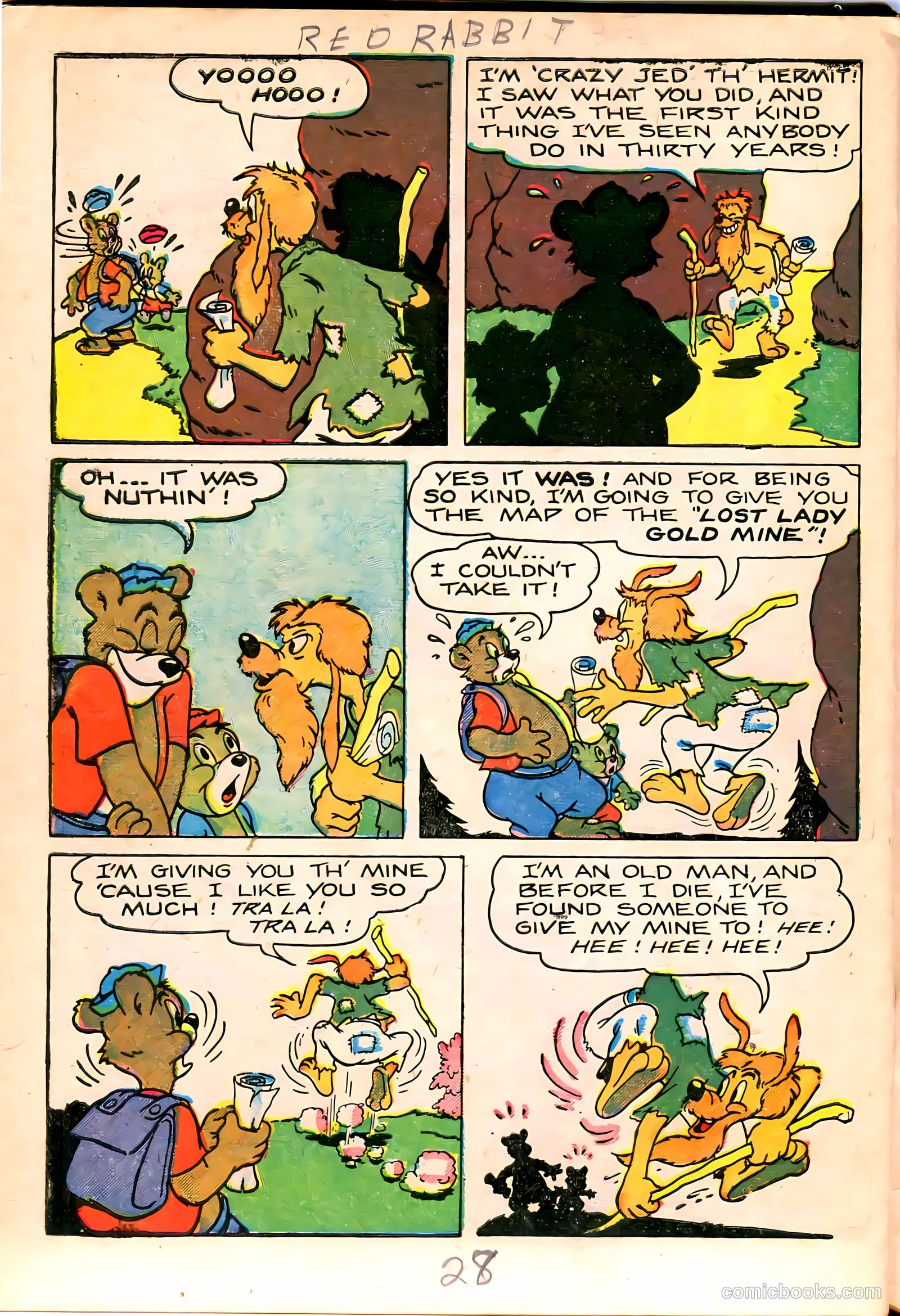 "Red" Rabbit Comics #11 (1949) — page 30 of 36