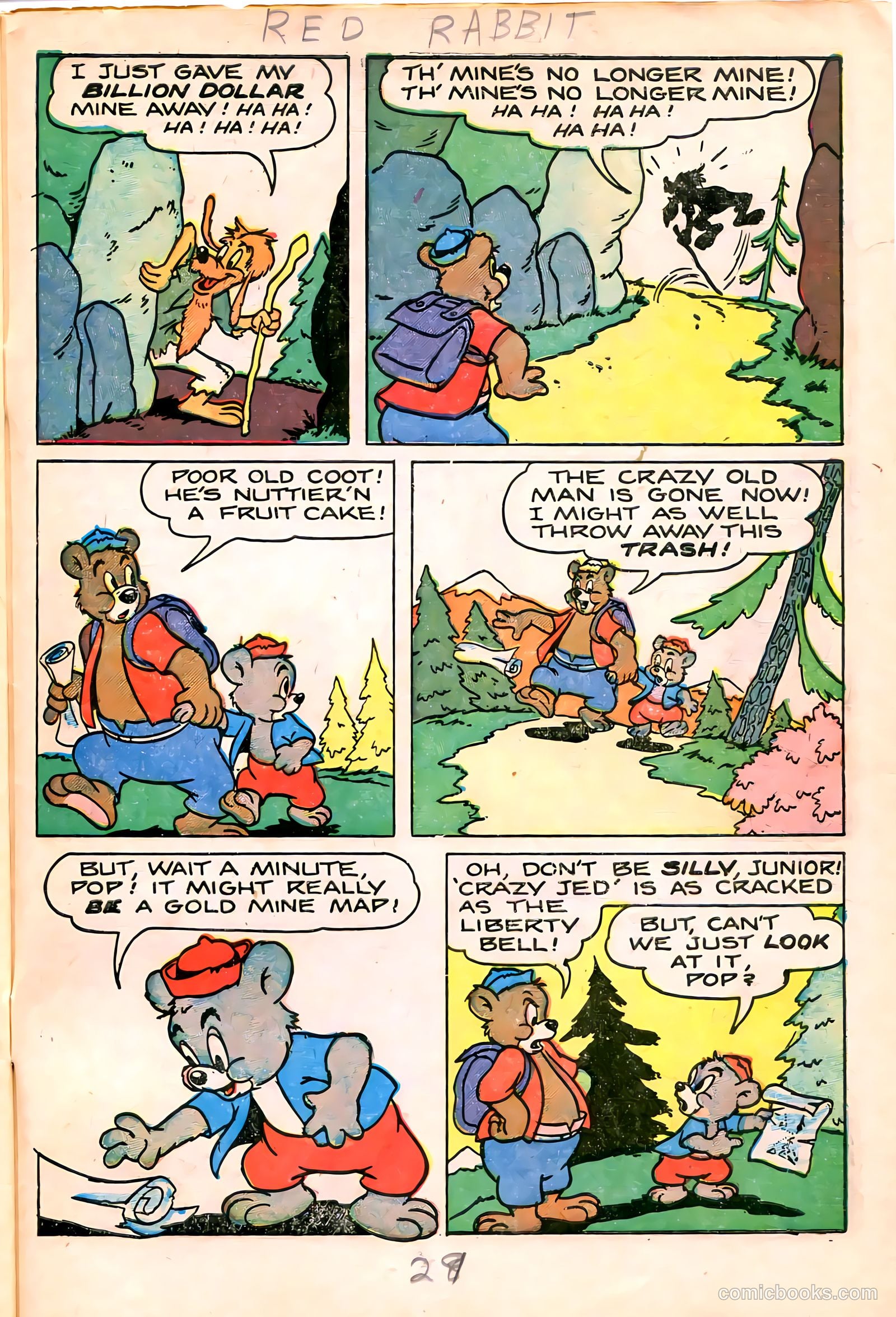 "Red" Rabbit Comics #11 (1949) — page 31 of 36