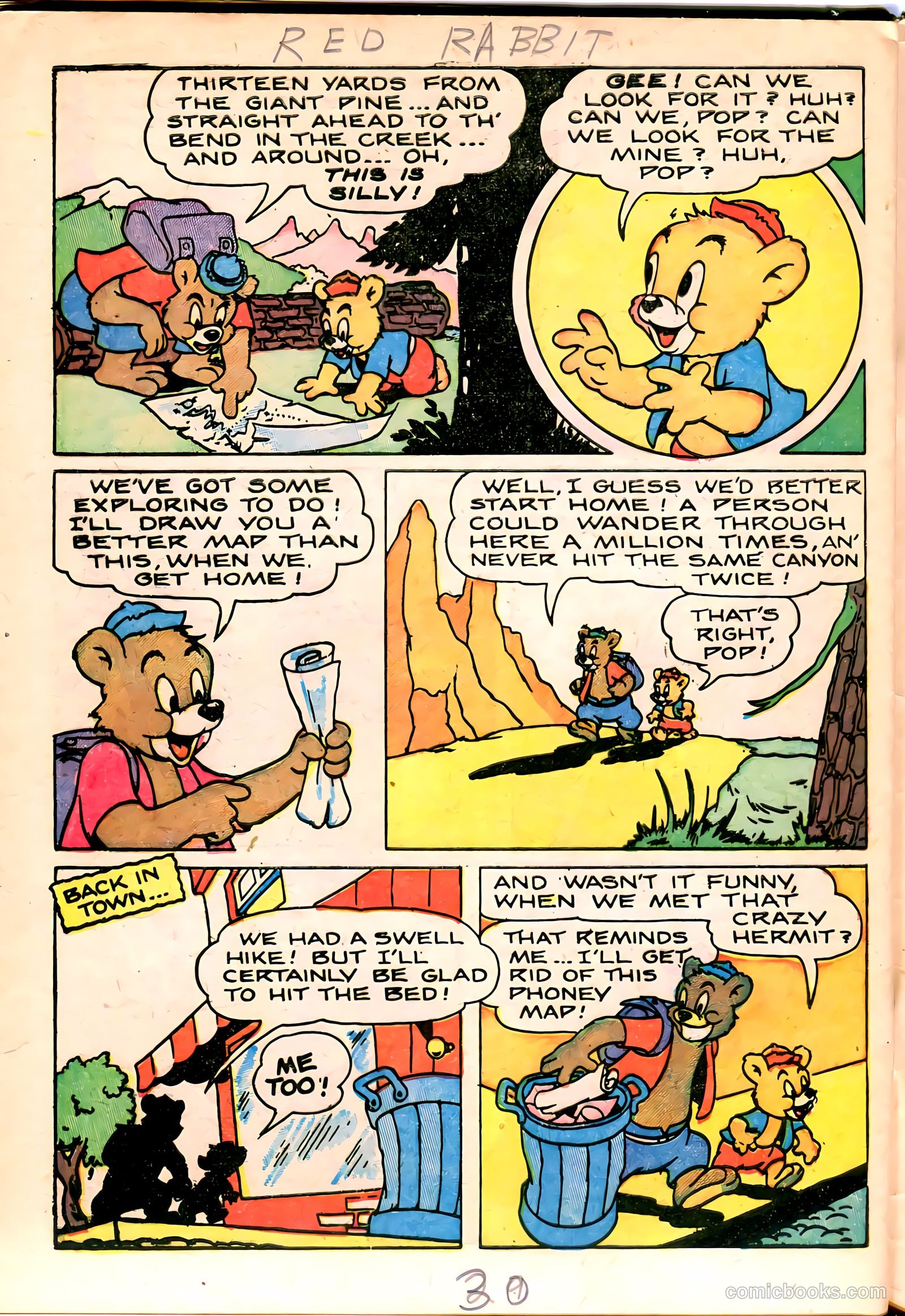 "Red" Rabbit Comics #11 (1949) — page 32 of 36