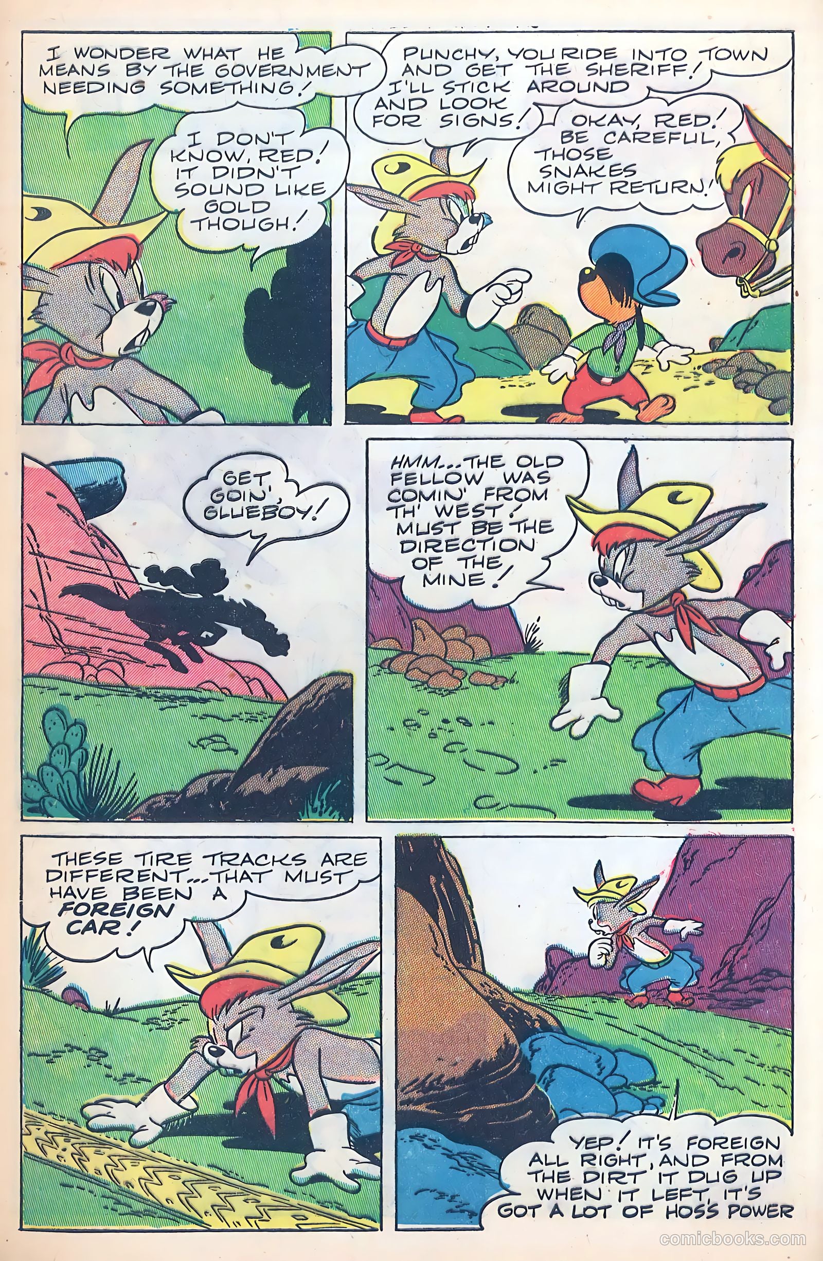 "Red" Rabbit Comics #12 (1949) — page 4 of 36