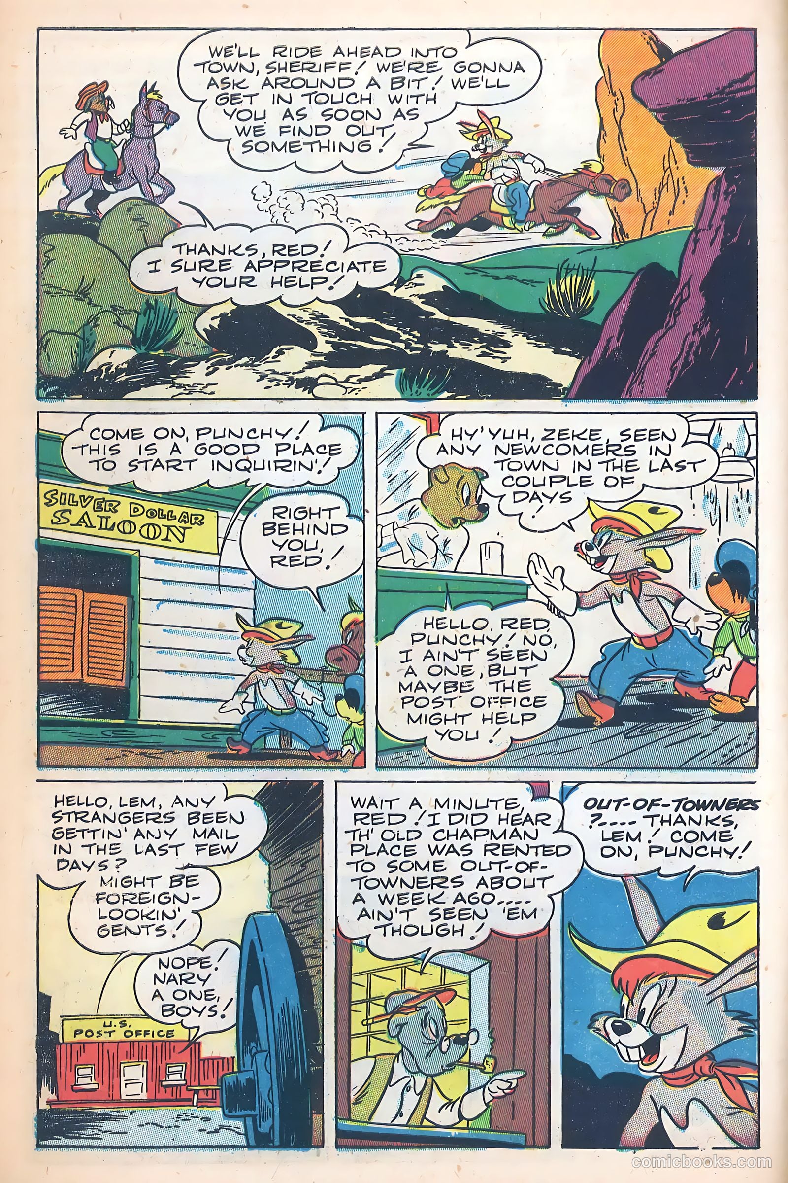 "Red" Rabbit Comics #12 (1949) — page 6 of 36