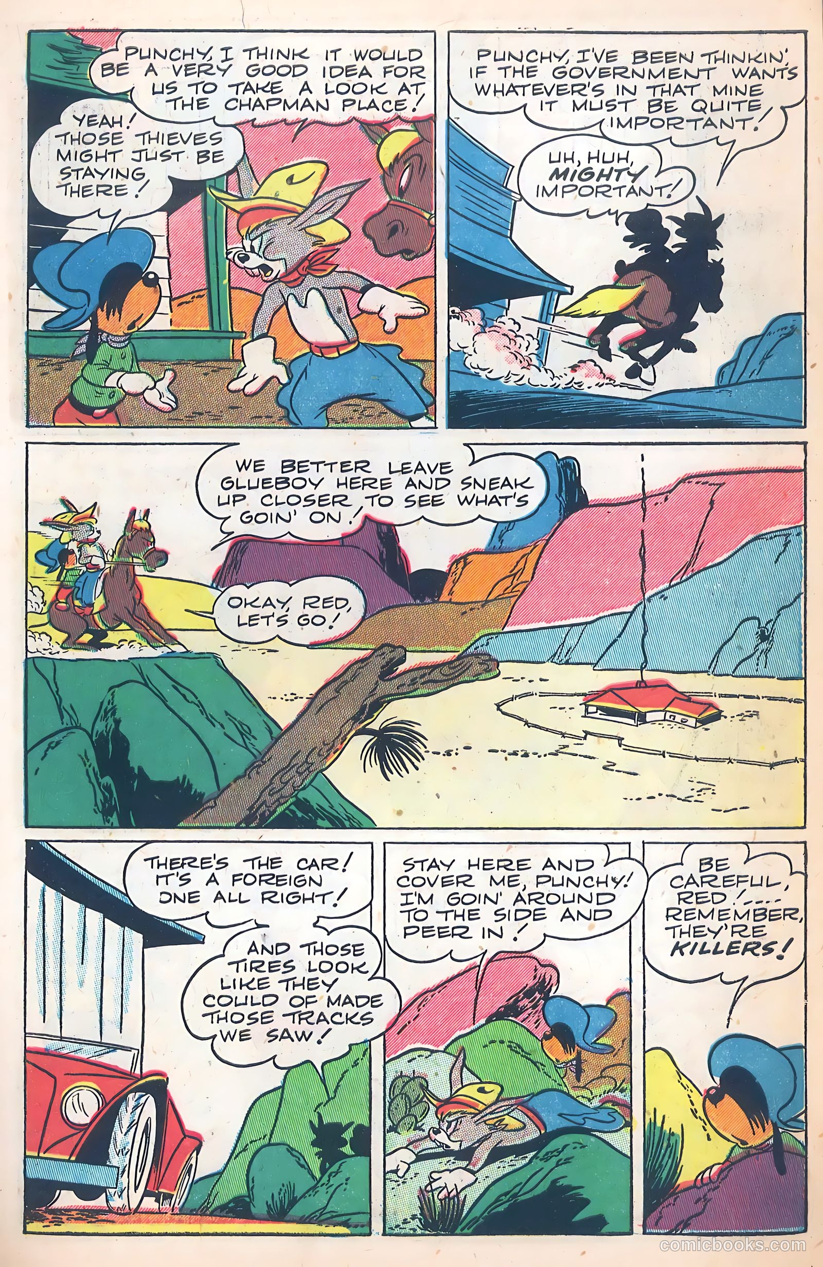 "Red" Rabbit Comics #12 (1949) — page 7 of 36