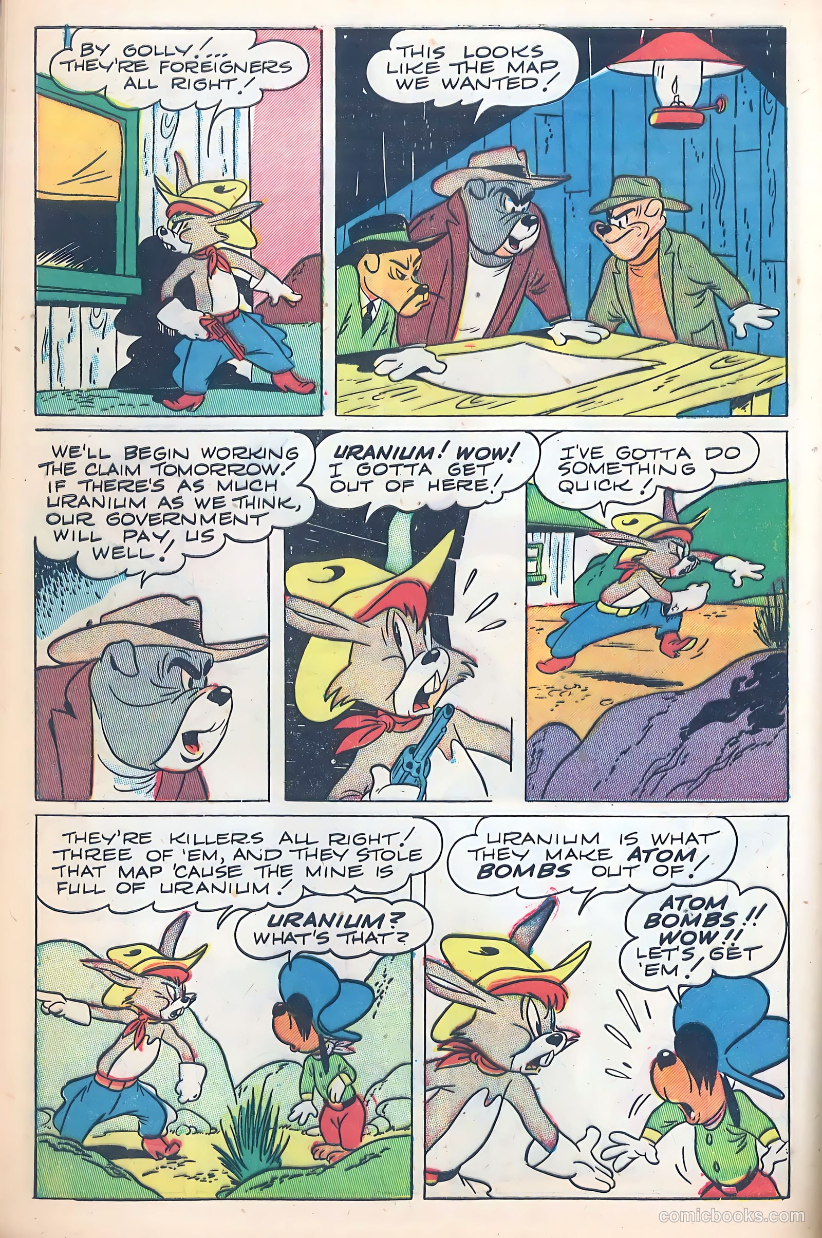 "Red" Rabbit Comics #12 (1949) — page 8 of 36