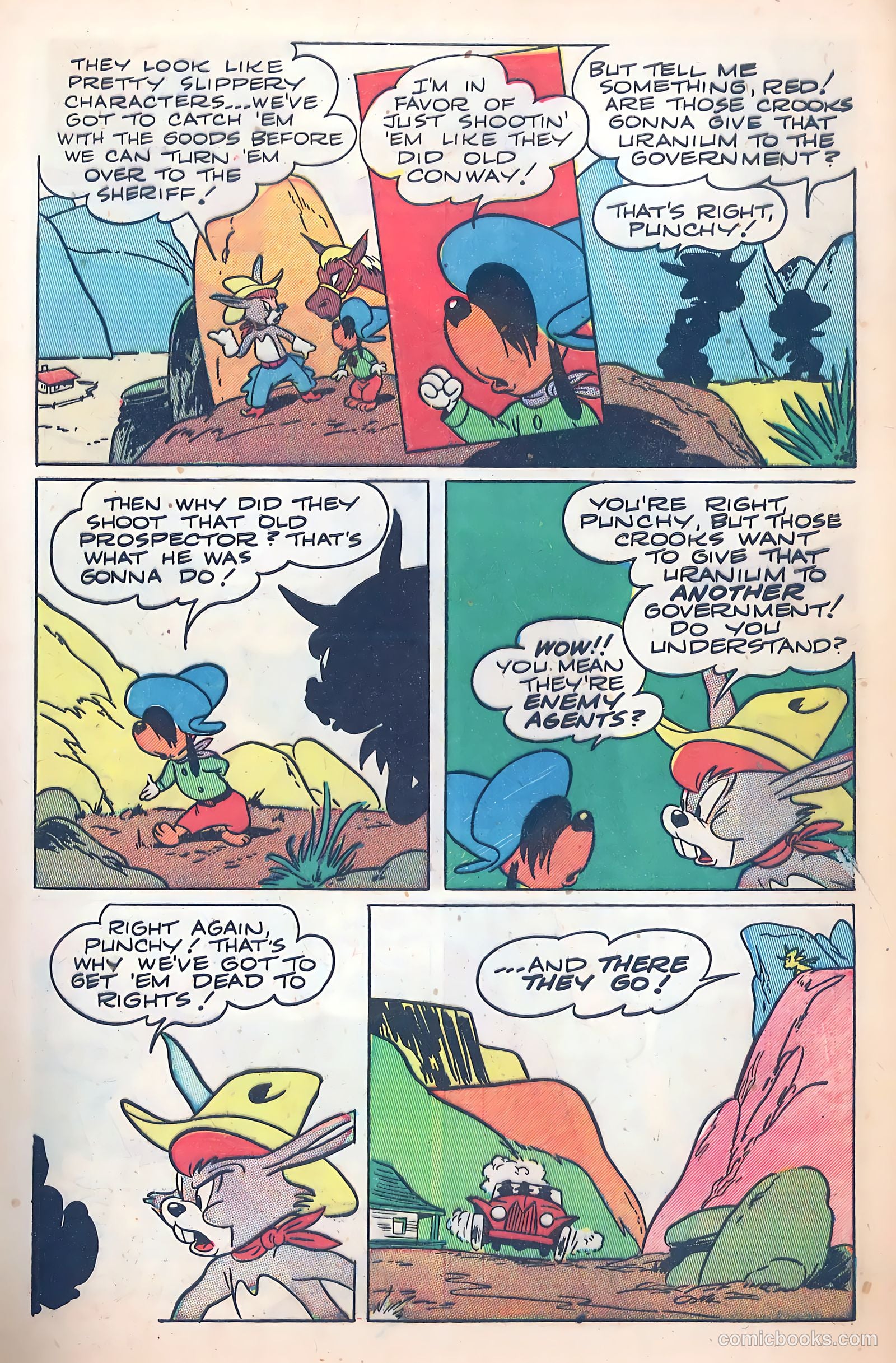 "Red" Rabbit Comics #12 (1949) — page 9 of 36