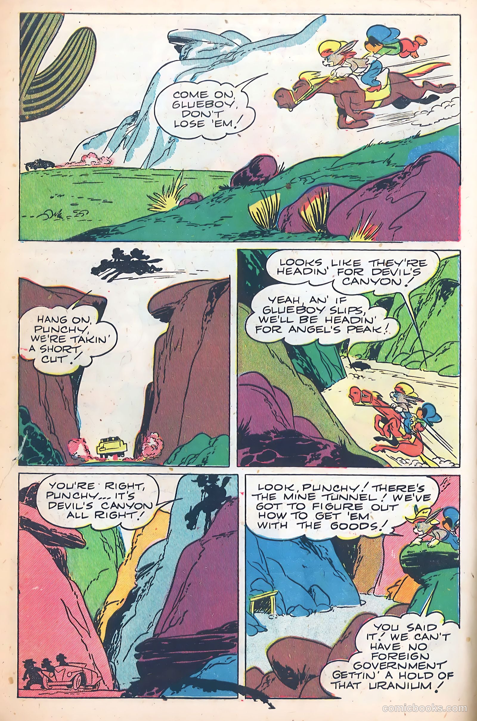 "Red" Rabbit Comics #12 (1949) — page 10 of 36