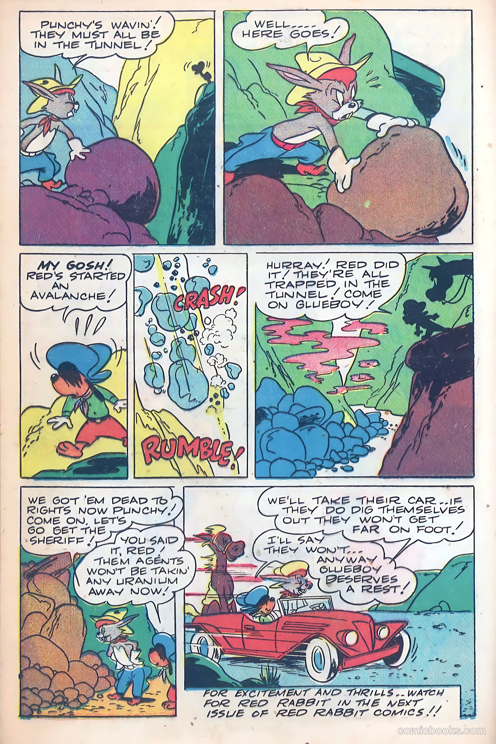 "Red" Rabbit Comics #12 (1949) — page 12 of 36