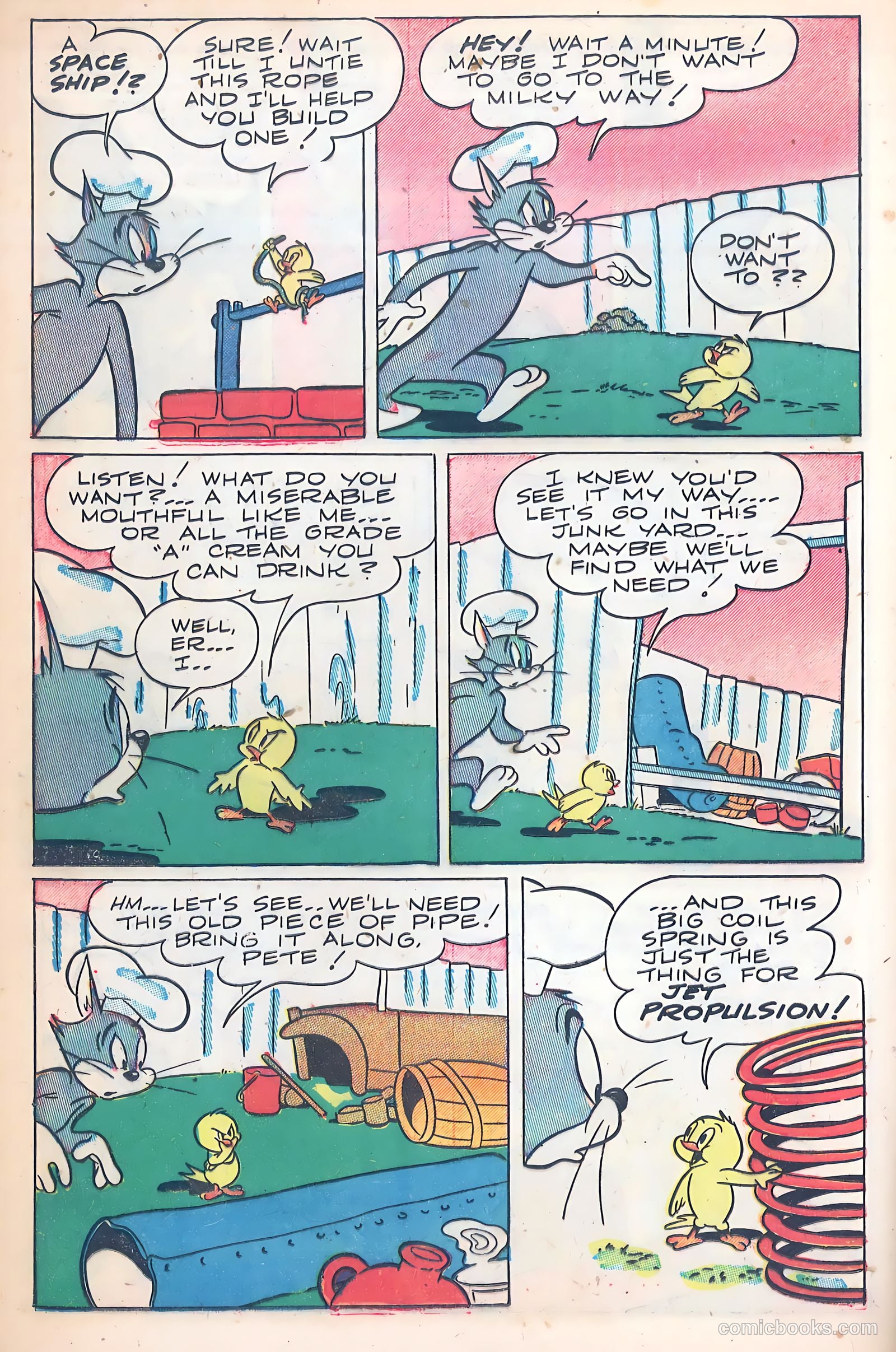 "Red" Rabbit Comics #12 (1949) — page 16 of 36