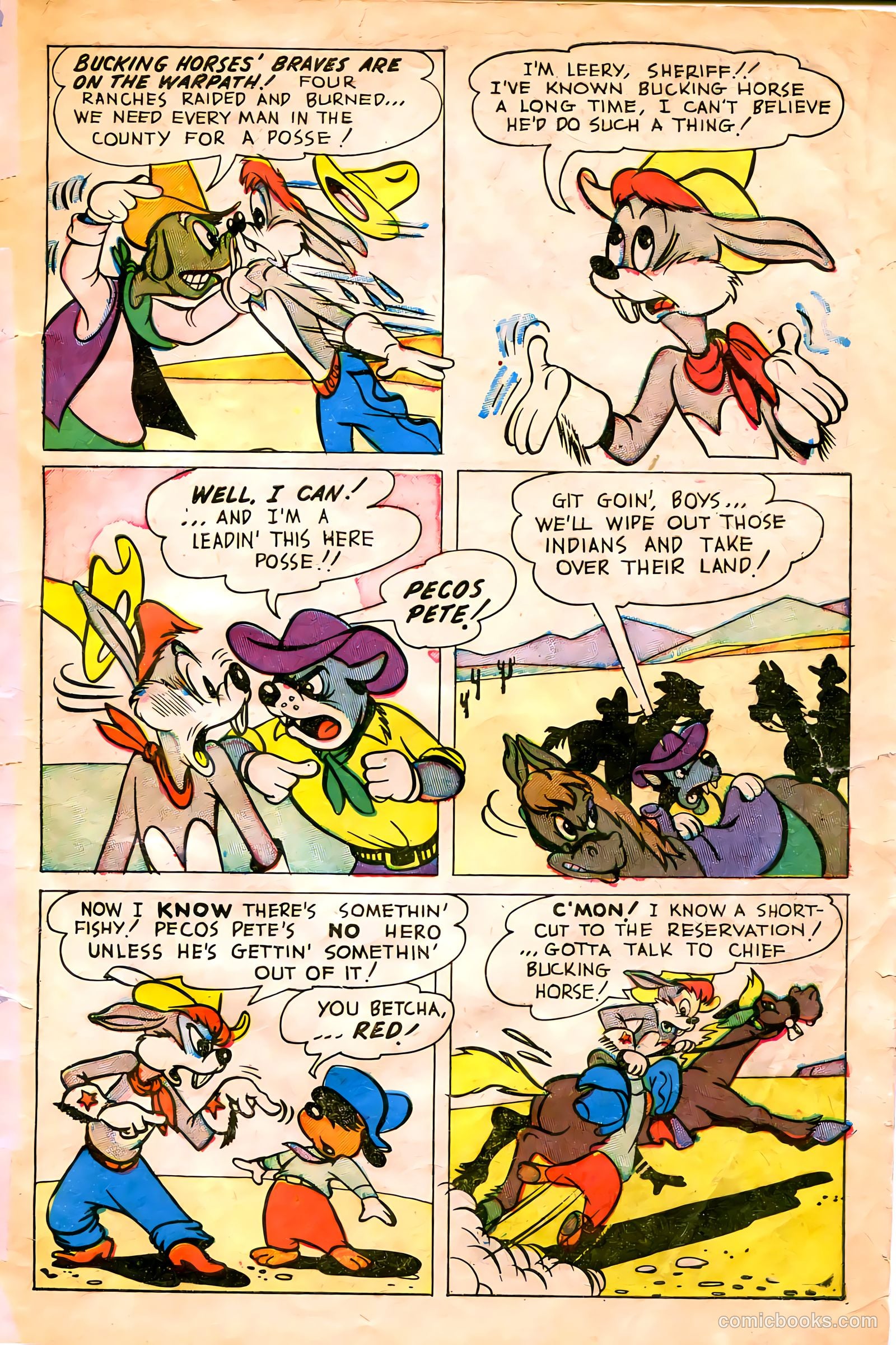 "Red" Rabbit Comics #13 (1949) — page 5 of 36