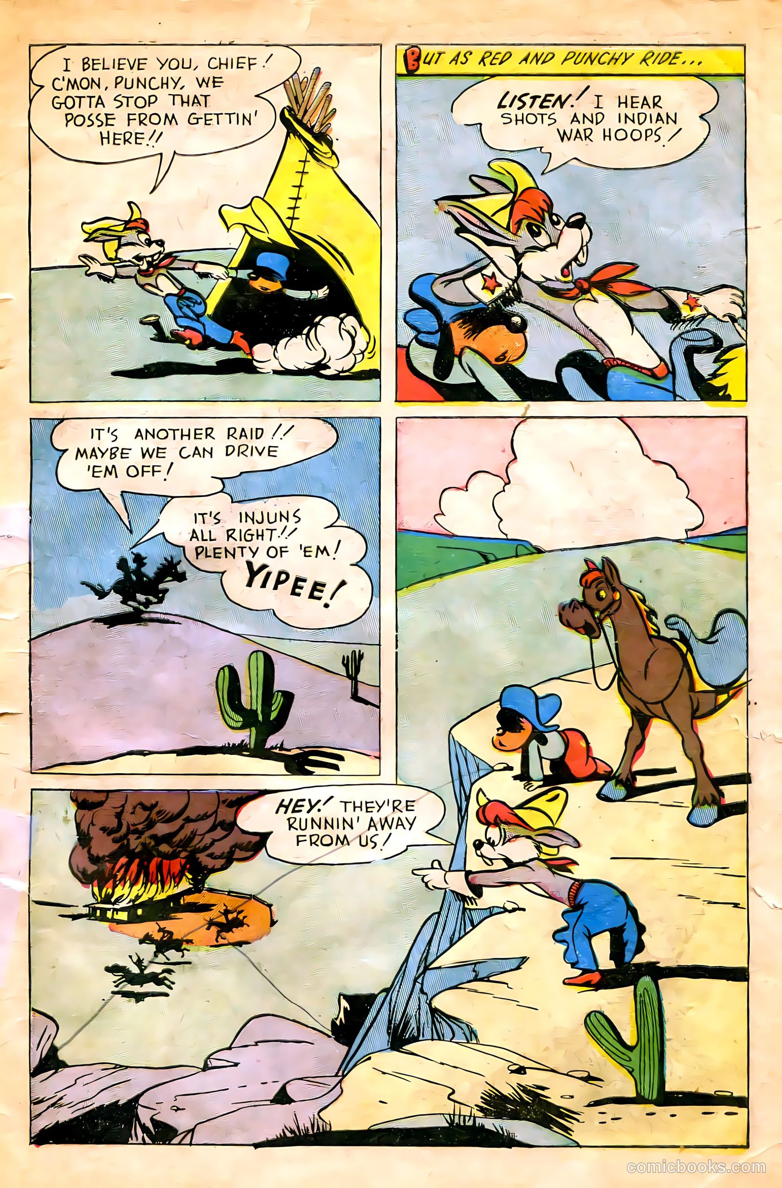 "Red" Rabbit Comics #13 (1949) — page 7 of 36