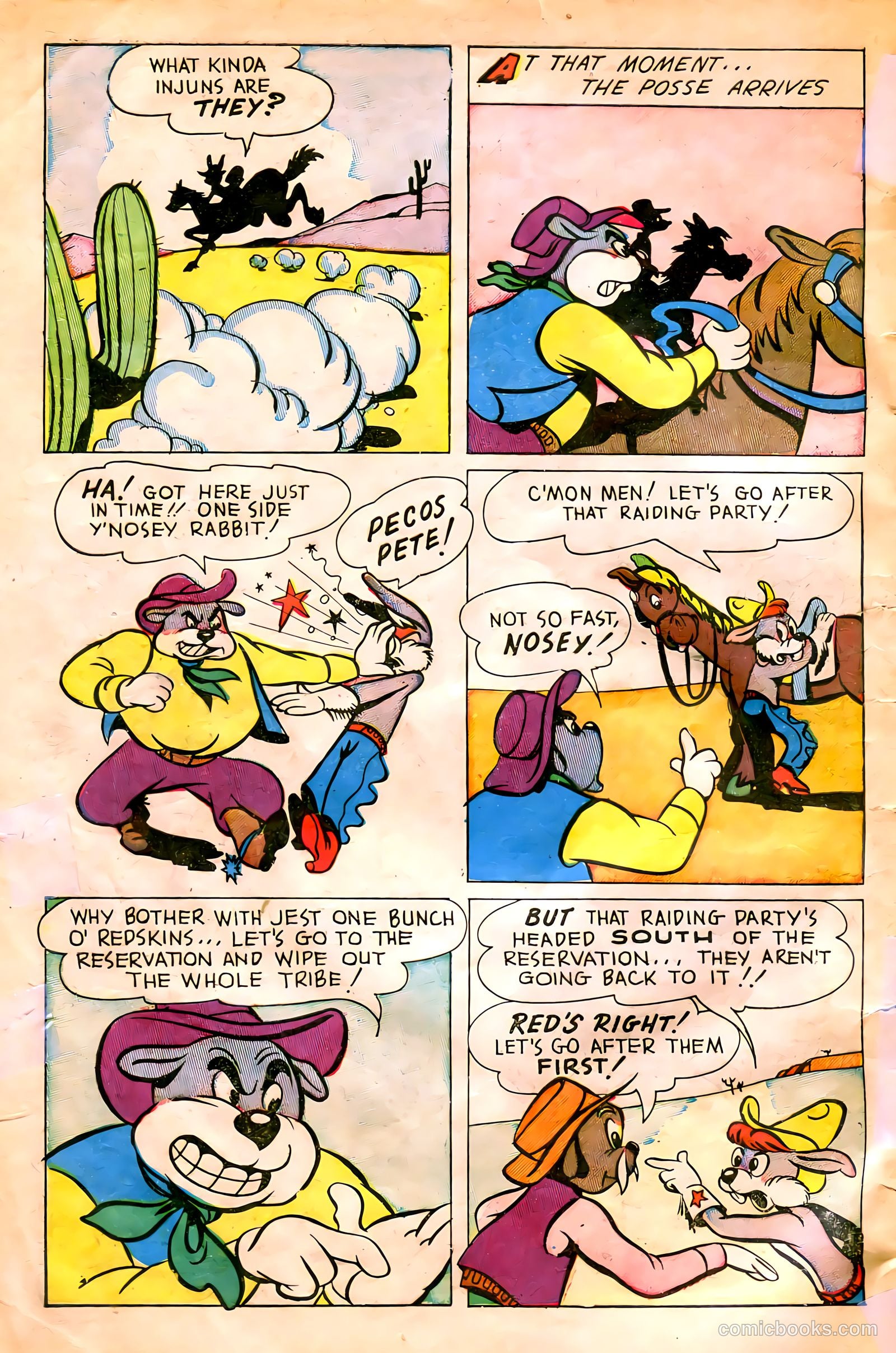 "Red" Rabbit Comics #13 (1949) — page 8 of 36