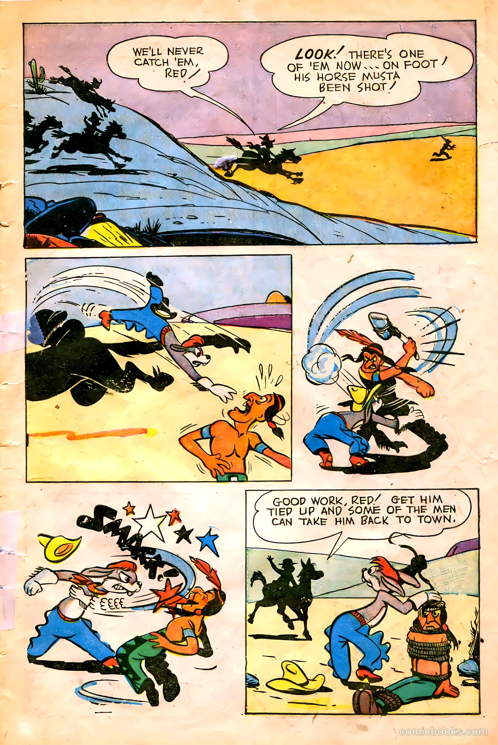 "Red" Rabbit Comics #13 (1949) — page 9 of 36