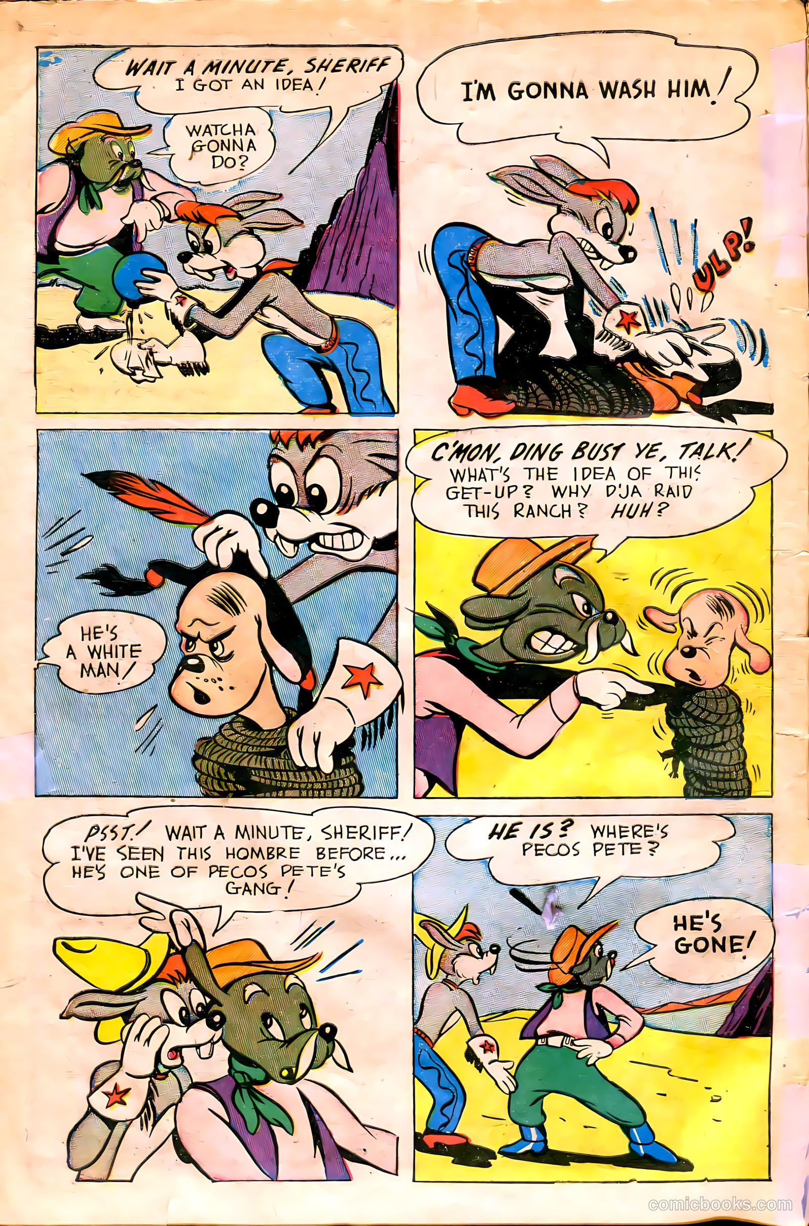 "Red" Rabbit Comics #13 (1949) — page 10 of 36