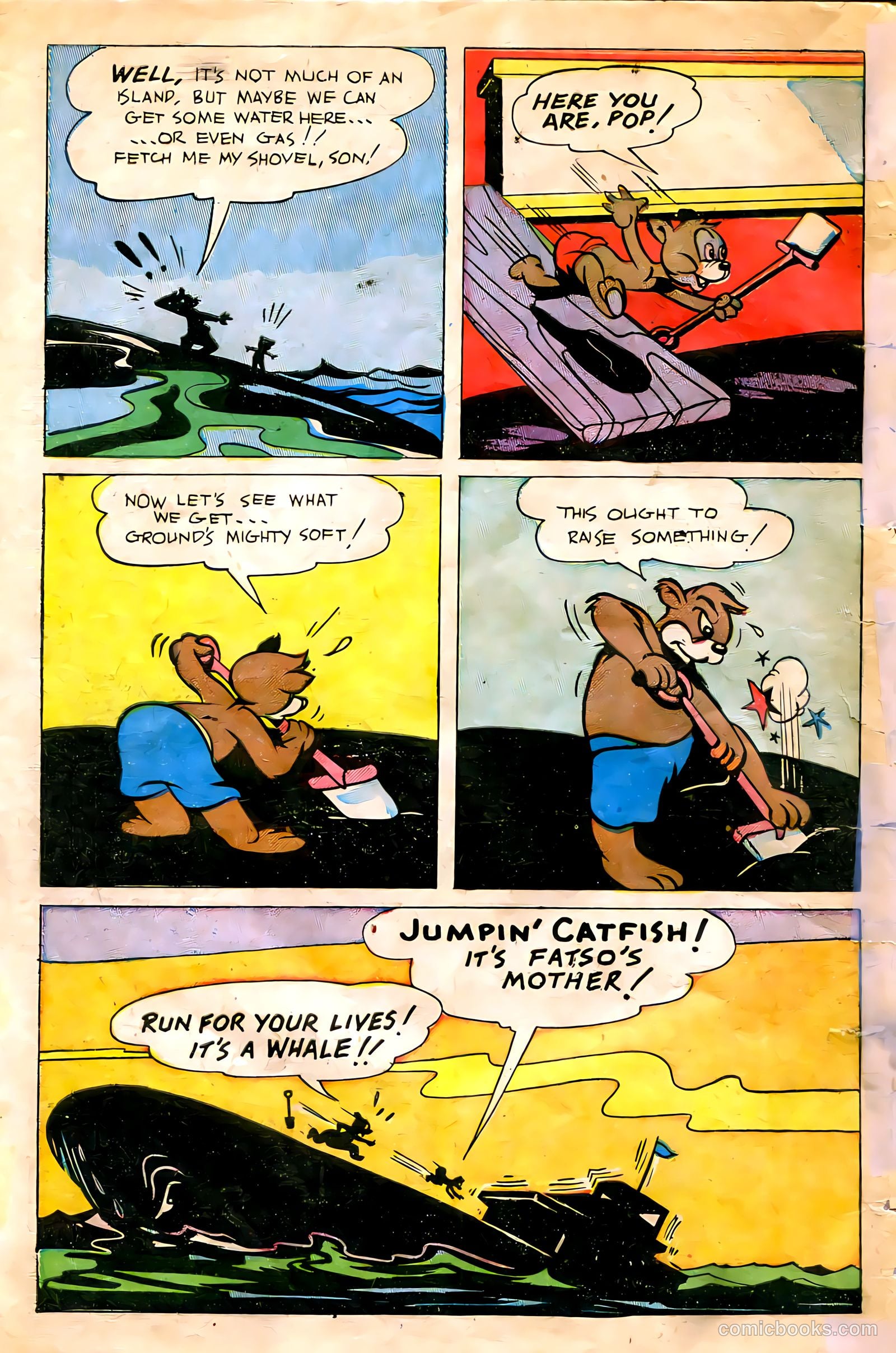 "Red" Rabbit Comics #13 (1949) — page 34 of 36
